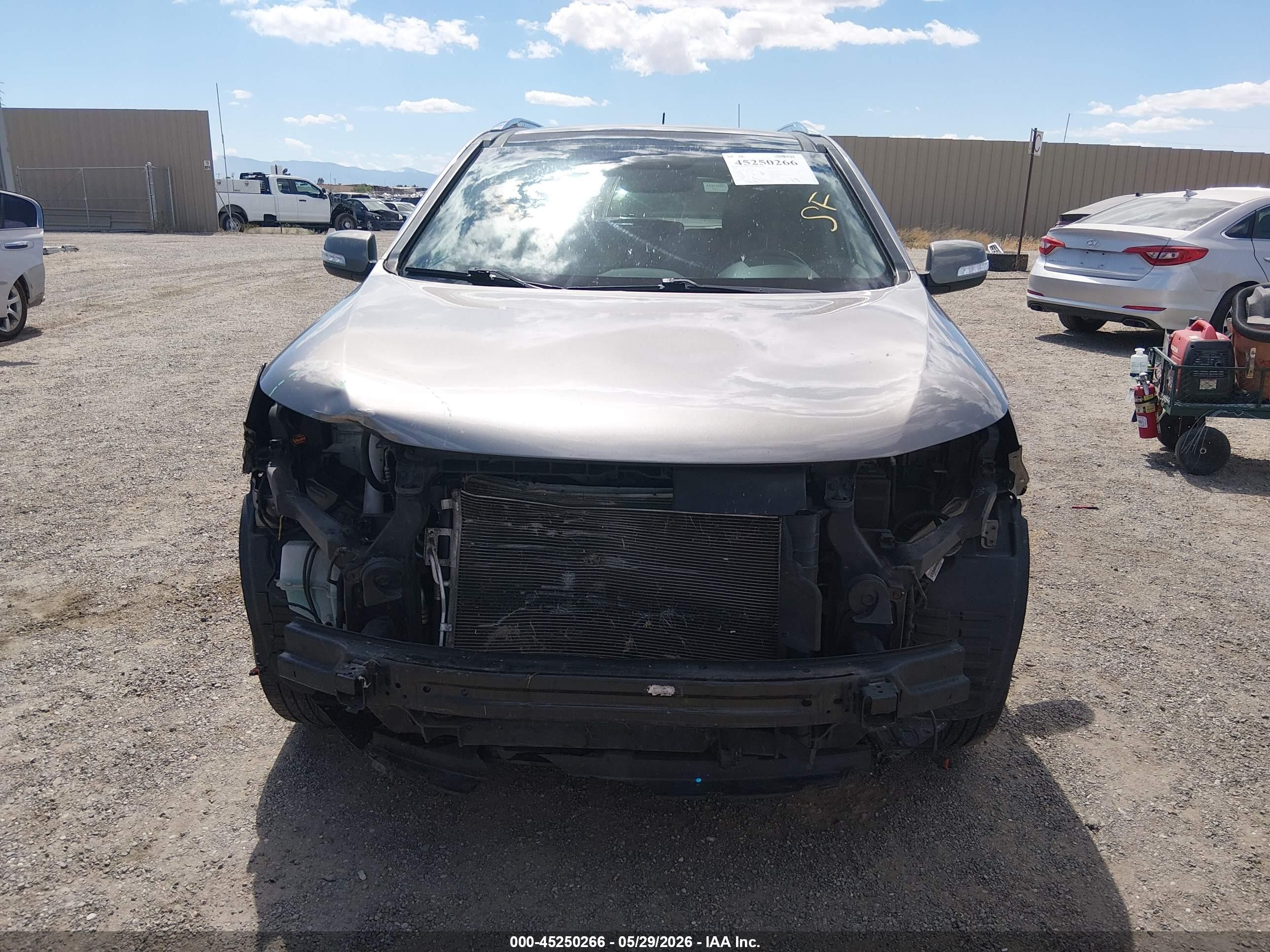 2015 Kia Sorento Ex V6 Gray vin: 5XYKUDA76FG627448