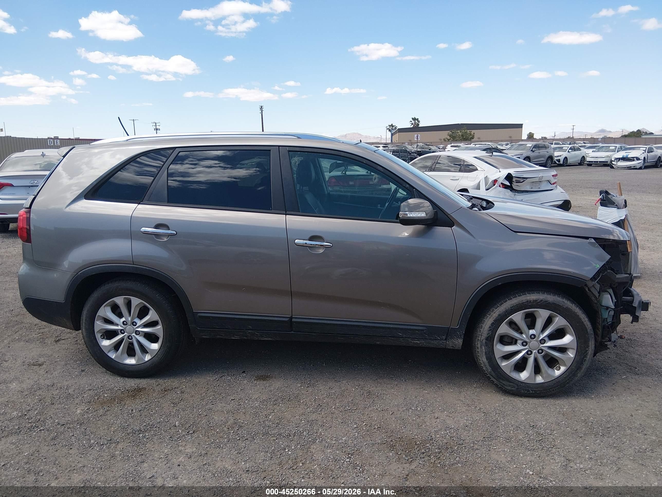 2015 Kia Sorento Ex V6 Gray vin: 5XYKUDA76FG627448