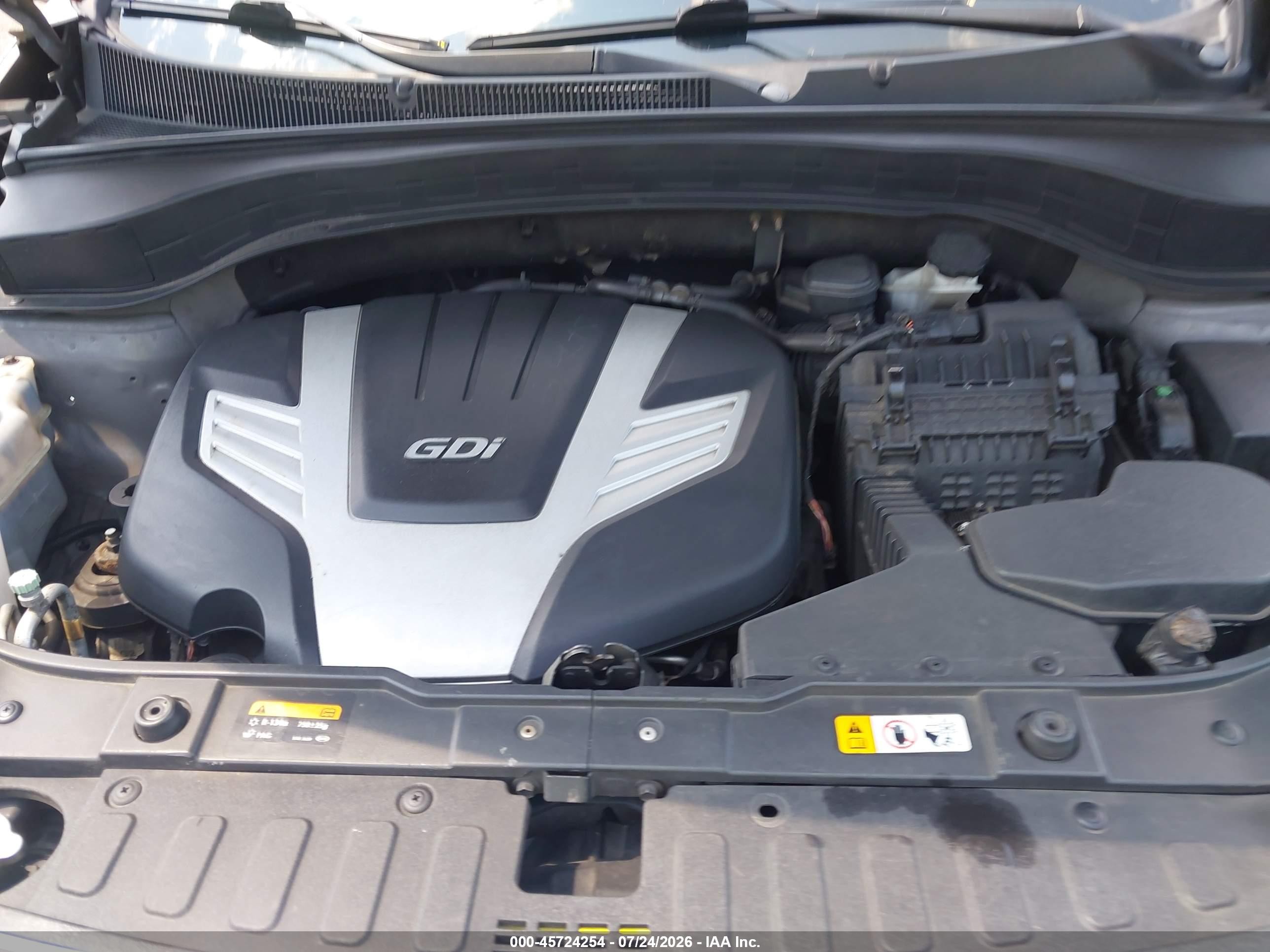 2014 Kia Sorento Ex V6 Silver vin: 5XYKUDA77EG491152