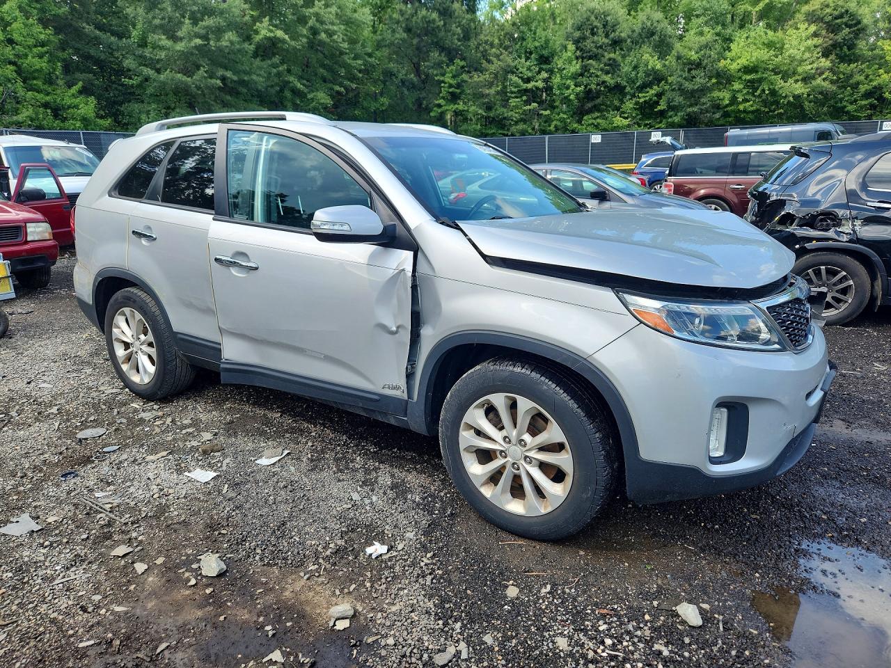 2015 Kia Sorento Ex Silver vin: 5XYKUDA77FG624087