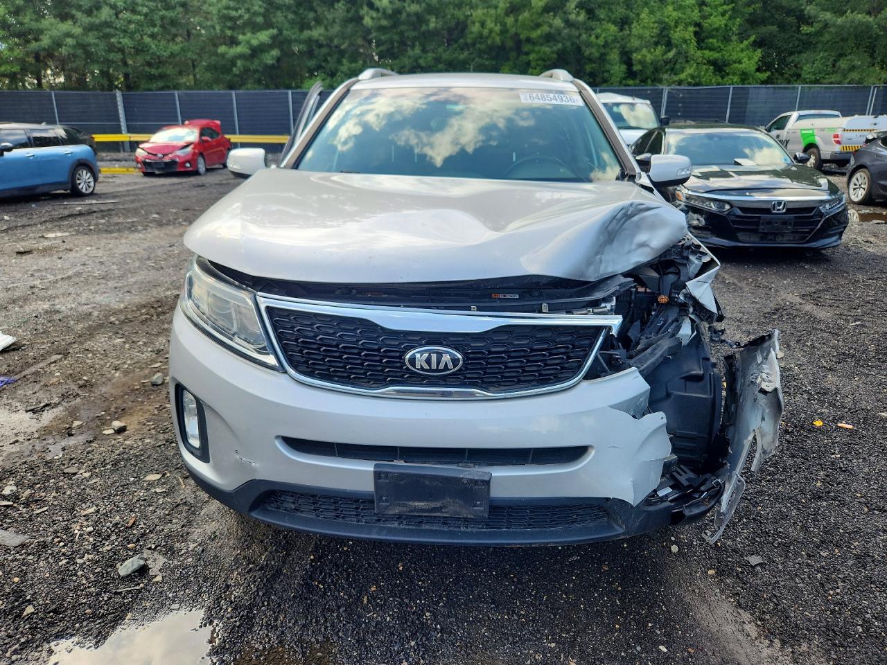 2015 Kia Sorento Ex Silver vin: 5XYKUDA77FG624087