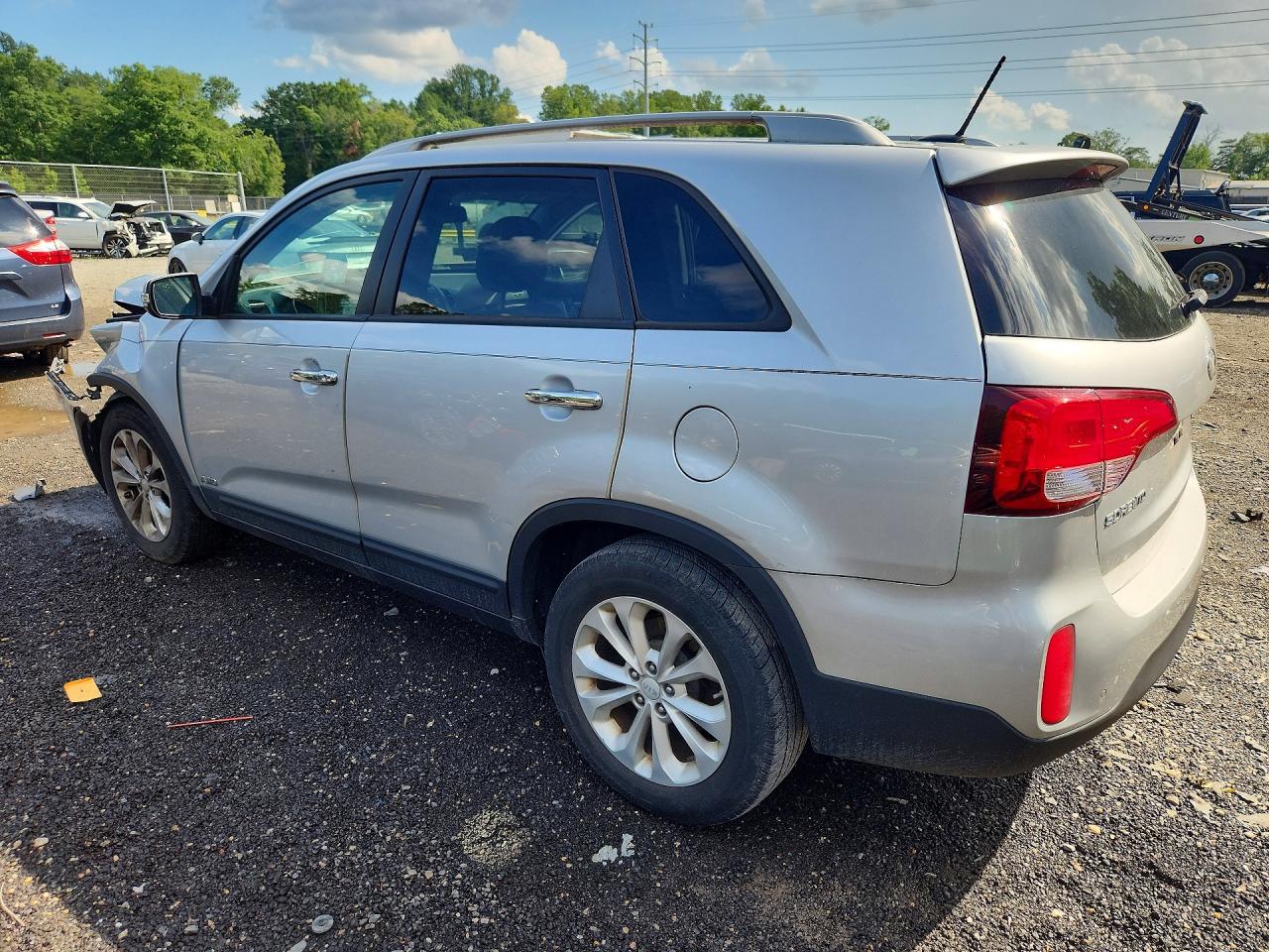 2015 Kia Sorento Ex Silver vin: 5XYKUDA77FG624087