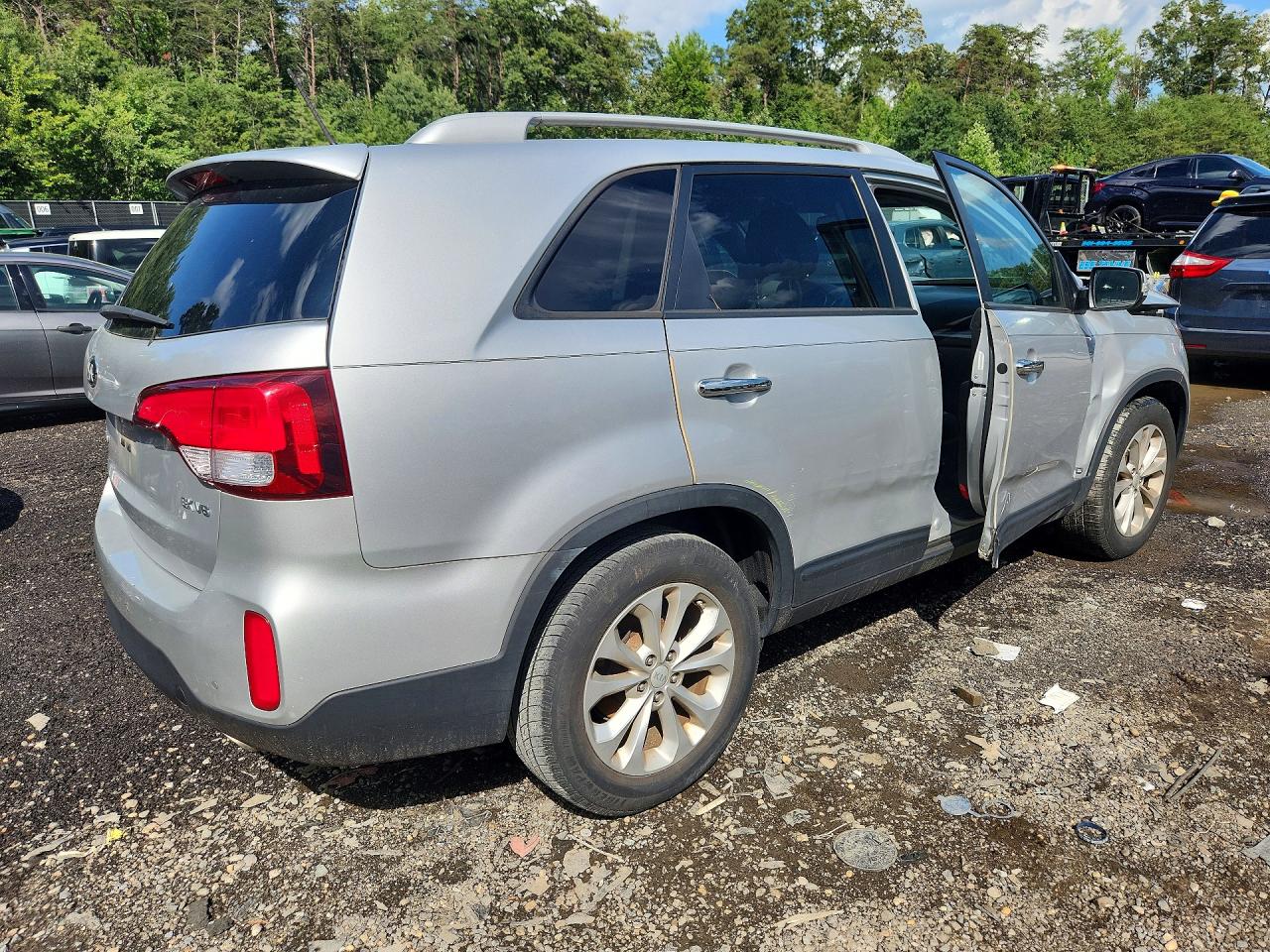 2015 Kia Sorento Ex Silver vin: 5XYKUDA77FG624087