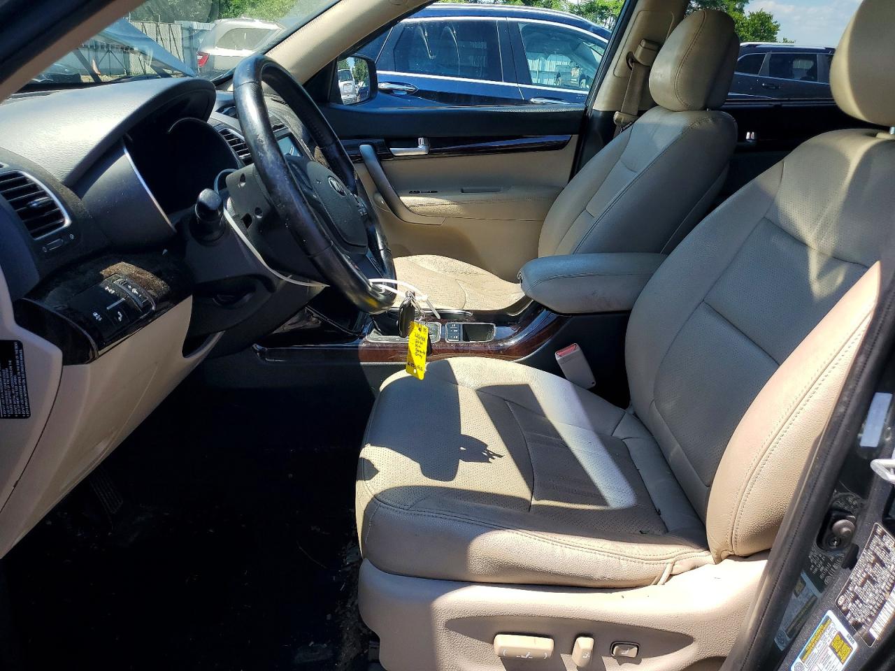 2014 Kia Sorento Ex Gray vin: 5XYKUDA78EG537975