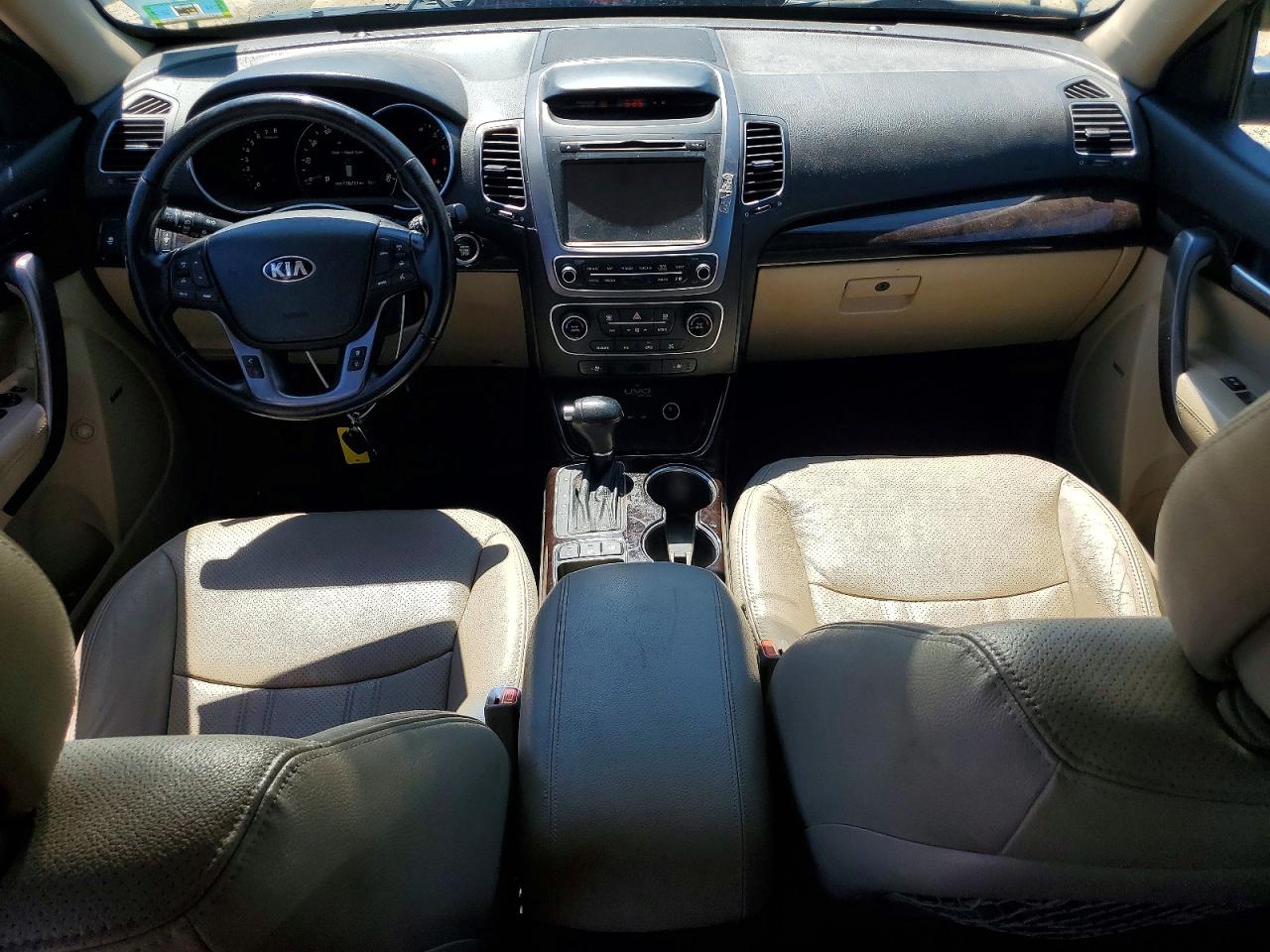 2014 Kia Sorento Ex Gray vin: 5XYKUDA78EG537975