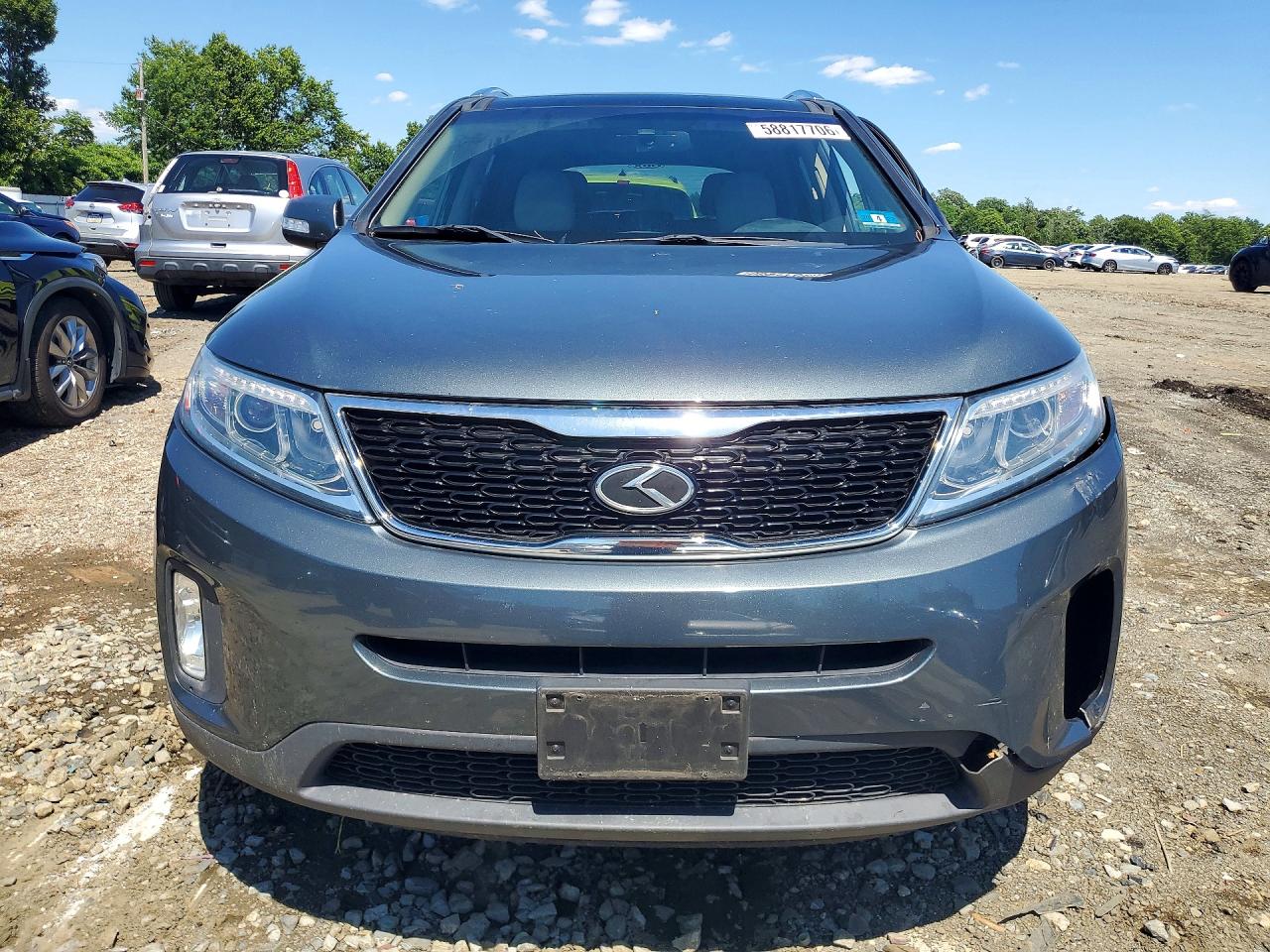 2014 Kia Sorento Ex Gray vin: 5XYKUDA78EG537975