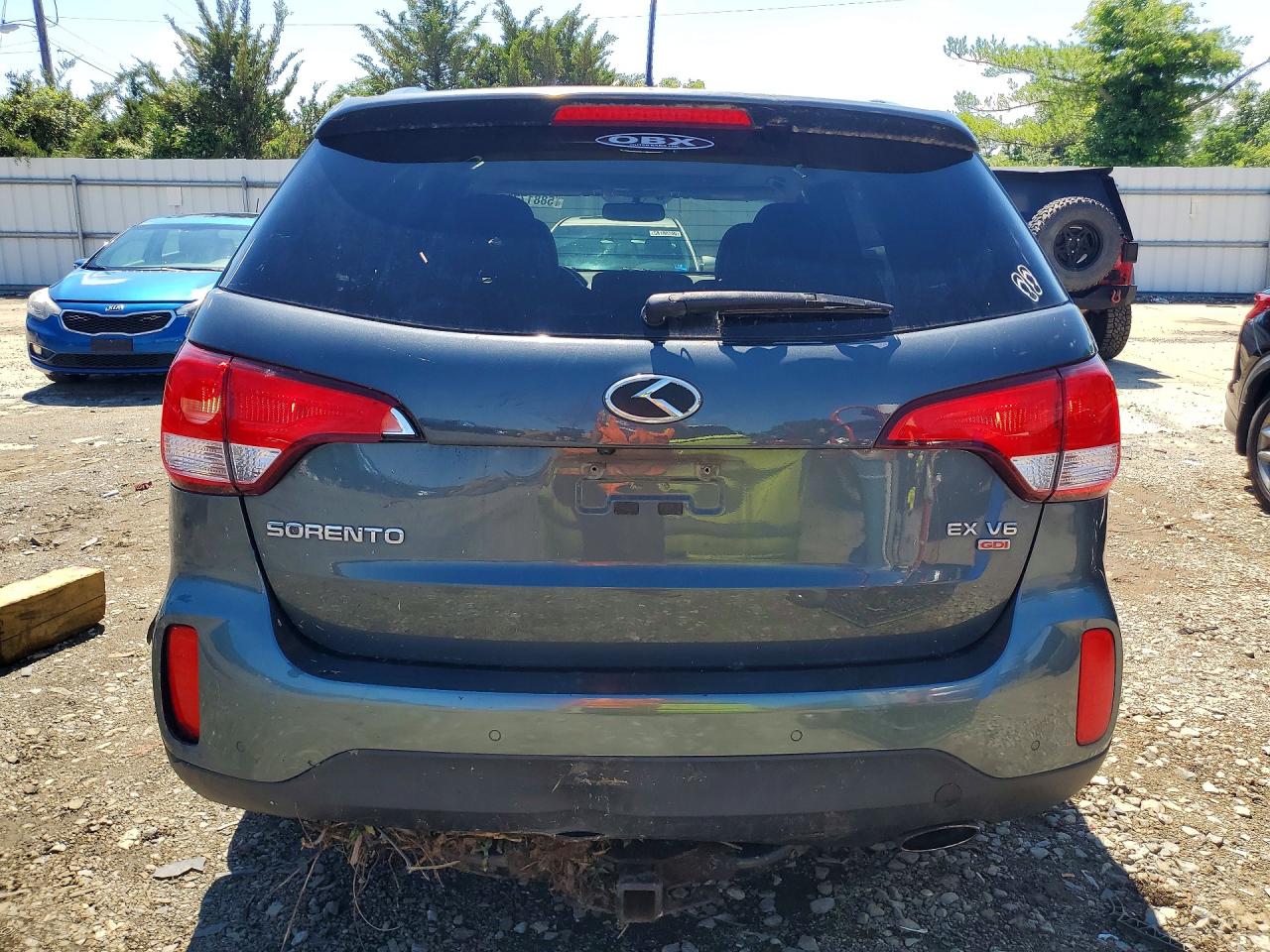 2014 Kia Sorento Ex Gray vin: 5XYKUDA78EG537975