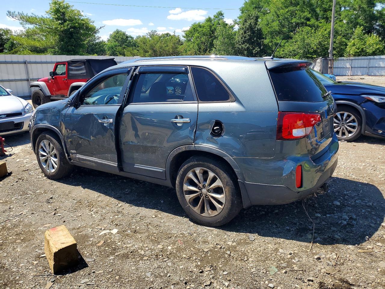 2014 Kia Sorento Ex Gray vin: 5XYKUDA78EG537975