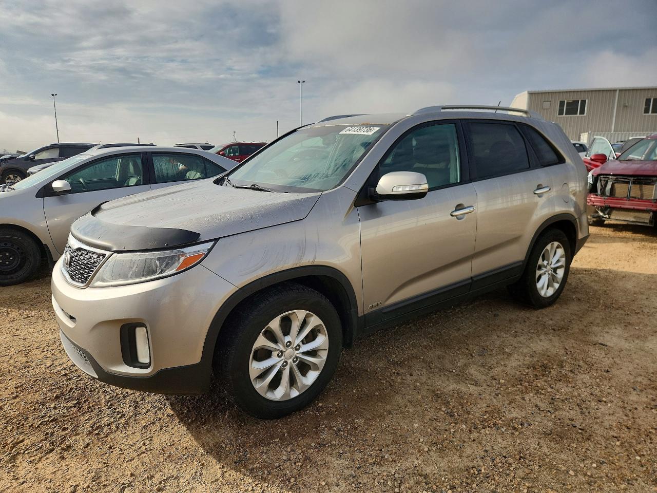 2015 Kia Sorento Ex Silver vin: 5XYKUDA78FG585929