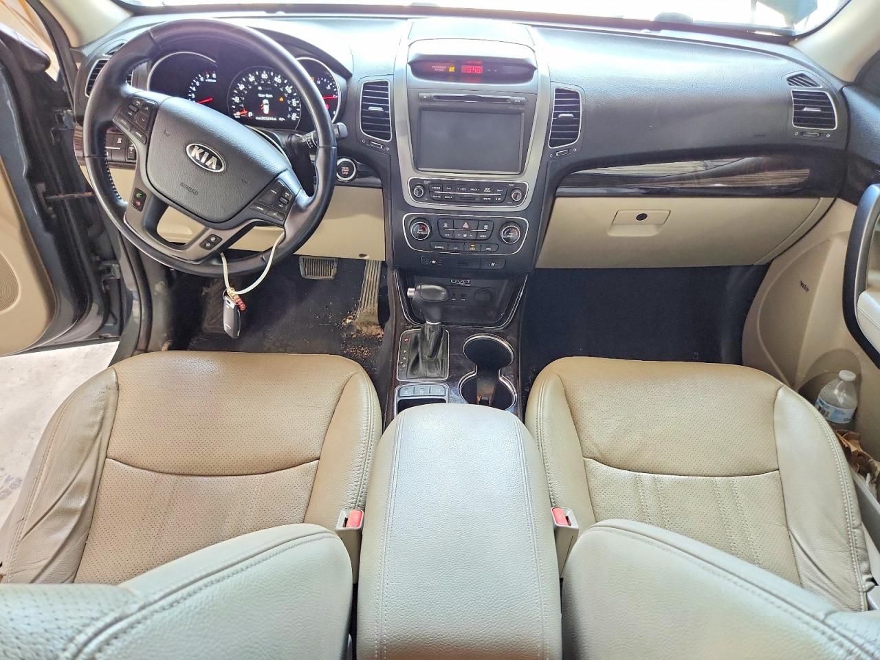 2014 Kia Sorento Ex Gray vin: 5XYKUDA79EG525110