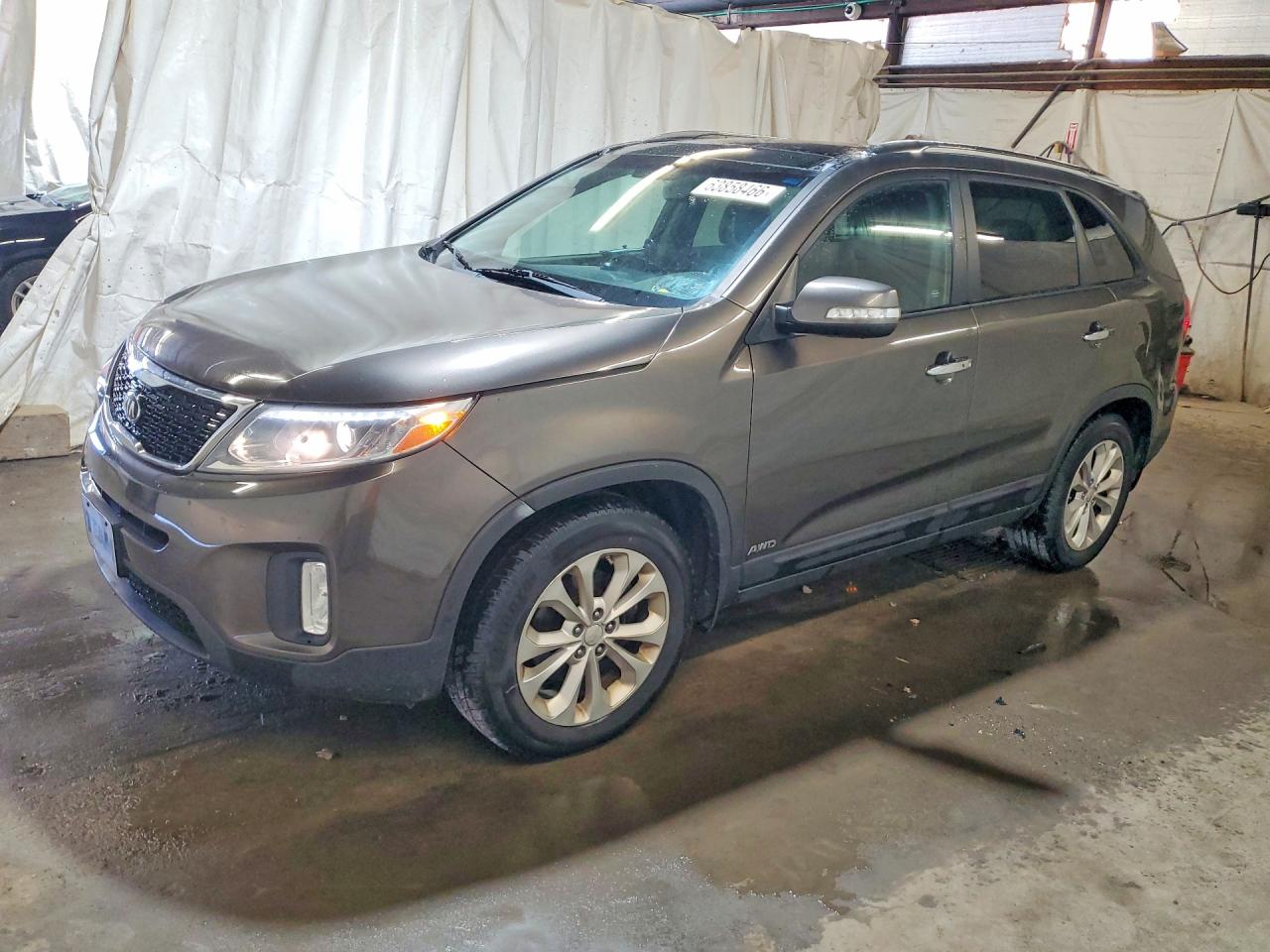 2015 Kia Sorento Ex Brown vin: 5XYKUDA79FG621806