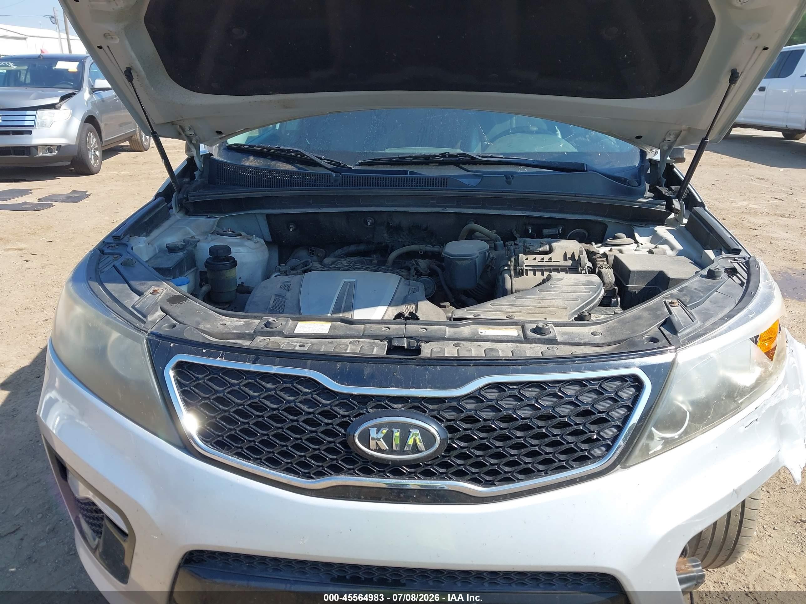 2011 Kia Sorento Sx V6 Серебряный vin: 5XYKW4A20BG093761