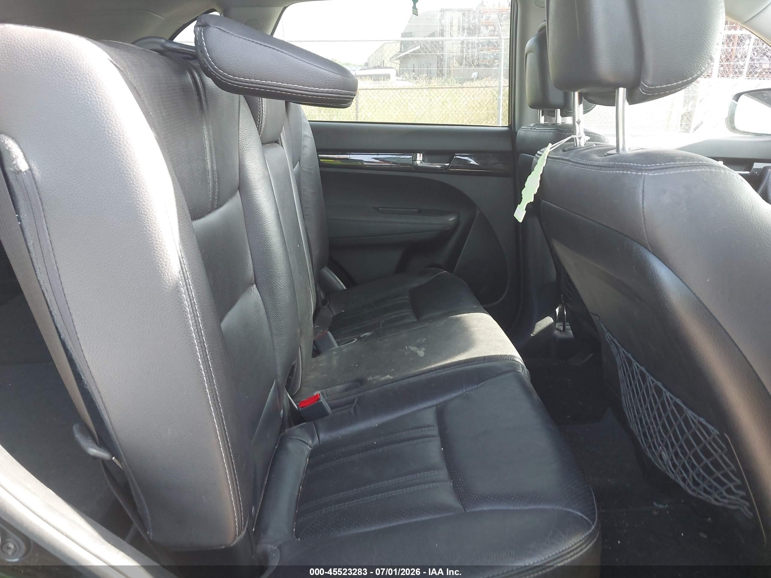 2012 Kia Sorento Sx V6 Black vin: 5XYKW4A20CG273520