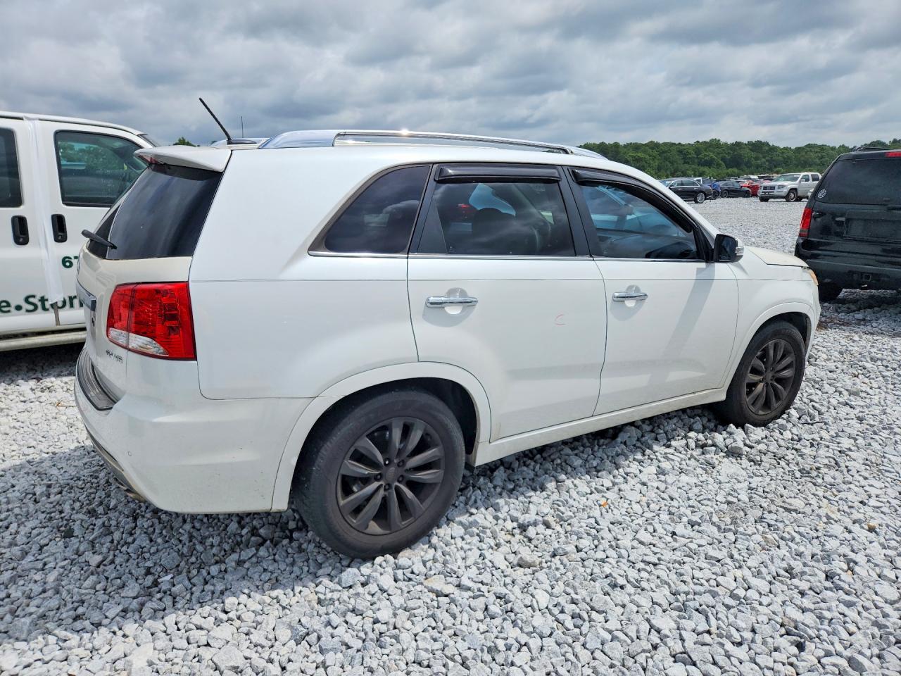 2013 Kia Sorento Sx Белый vin: 5XYKW4A20DG311443