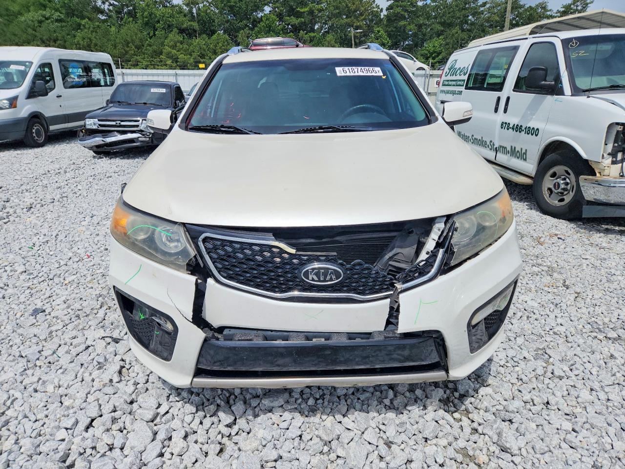 2013 Kia Sorento Sx Белый vin: 5XYKW4A20DG311443