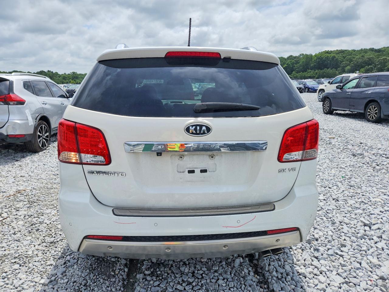 2013 Kia Sorento Sx Белый vin: 5XYKW4A20DG311443