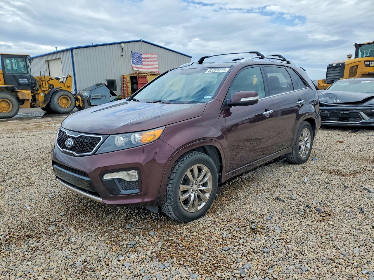2013 Kia Sorento Sx Purple vin: 5XYKW4A20DG357063