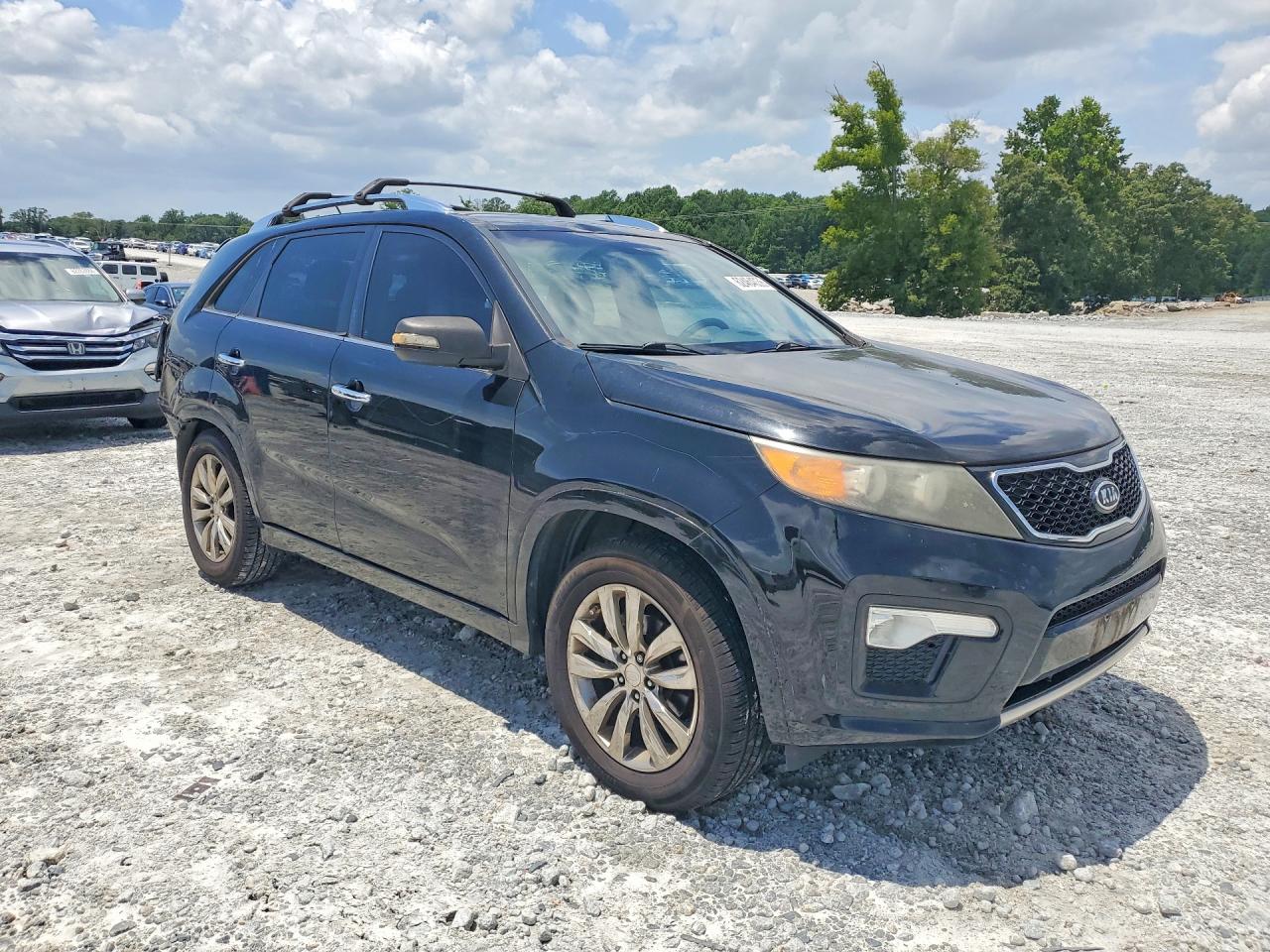 2011 Kia Sorento Sx Черный vin: 5XYKW4A21BG173151