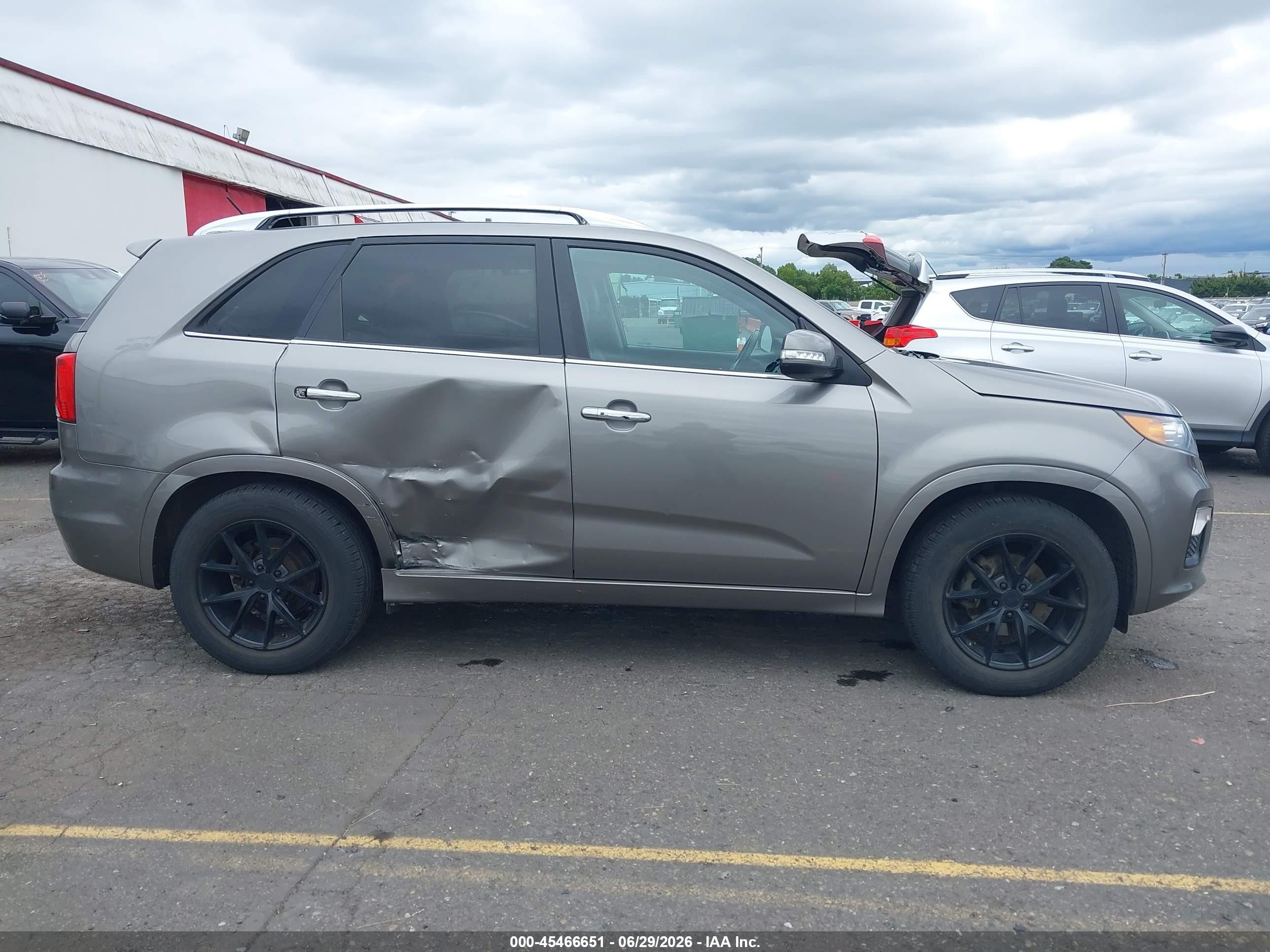 2012 Kia Sorento Sx V6 Gray vin: 5XYKW4A21CG191893