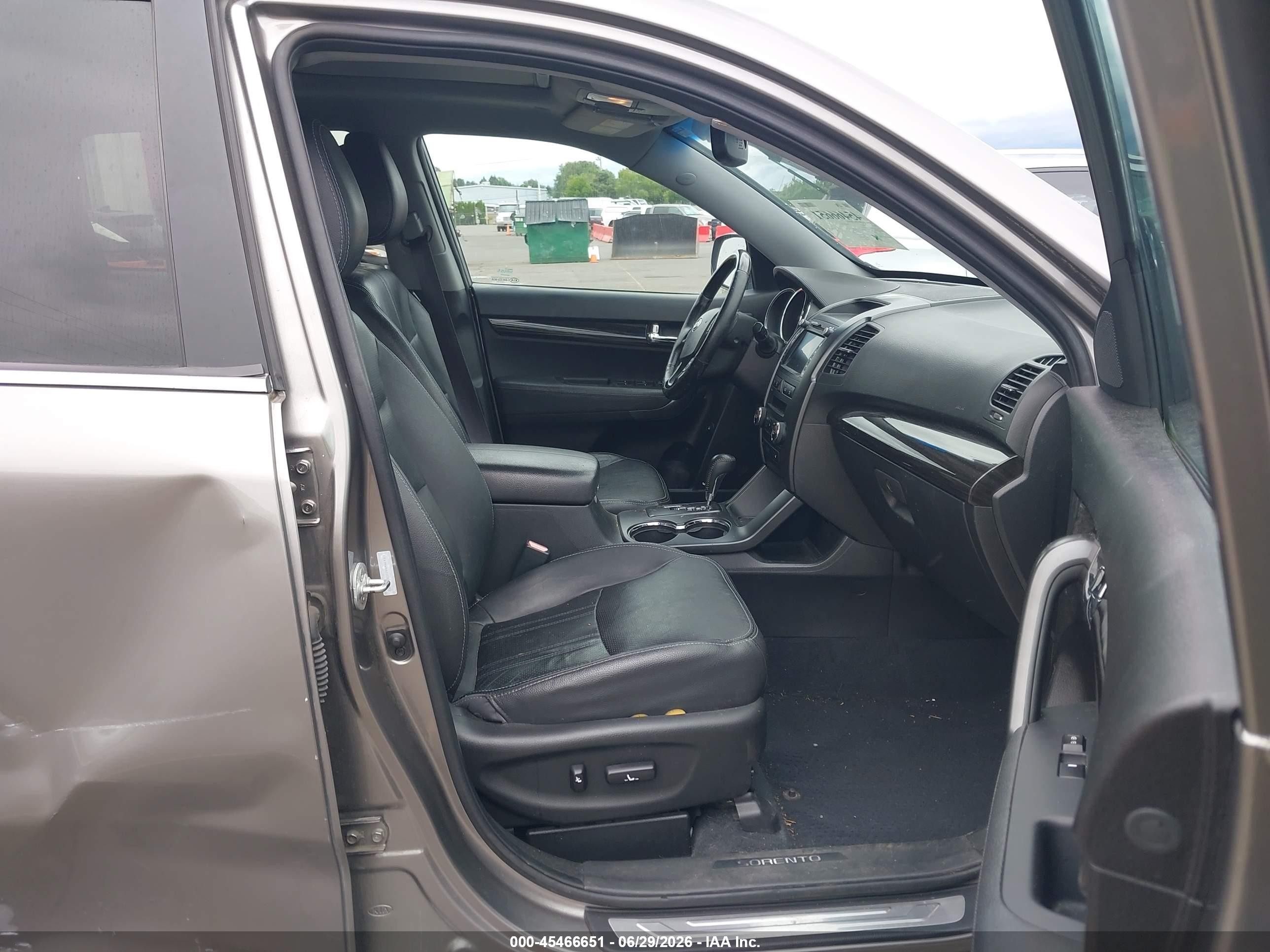 2012 Kia Sorento Sx V6 Gray vin: 5XYKW4A21CG191893