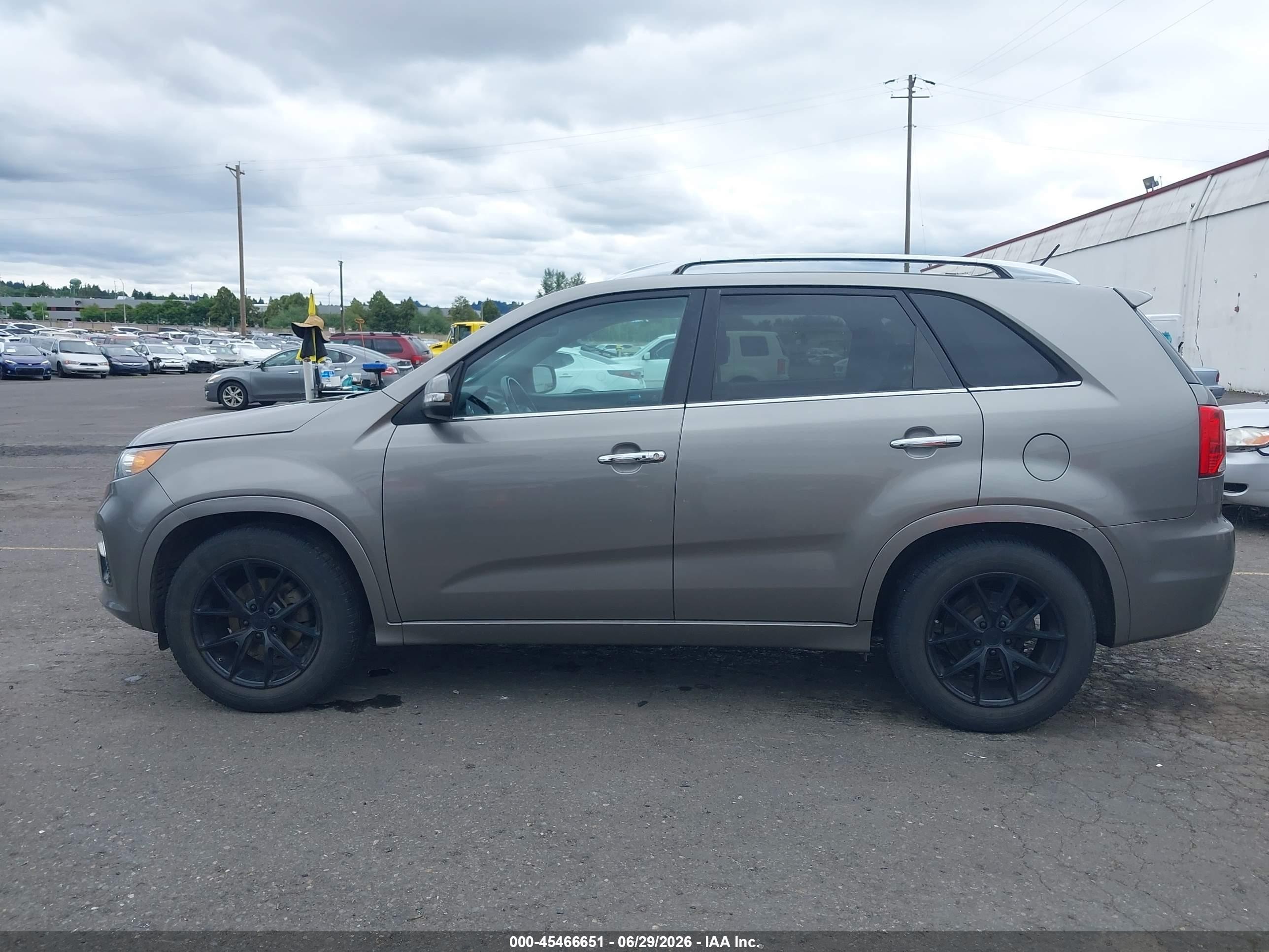 2012 Kia Sorento Sx V6 Gray vin: 5XYKW4A21CG191893