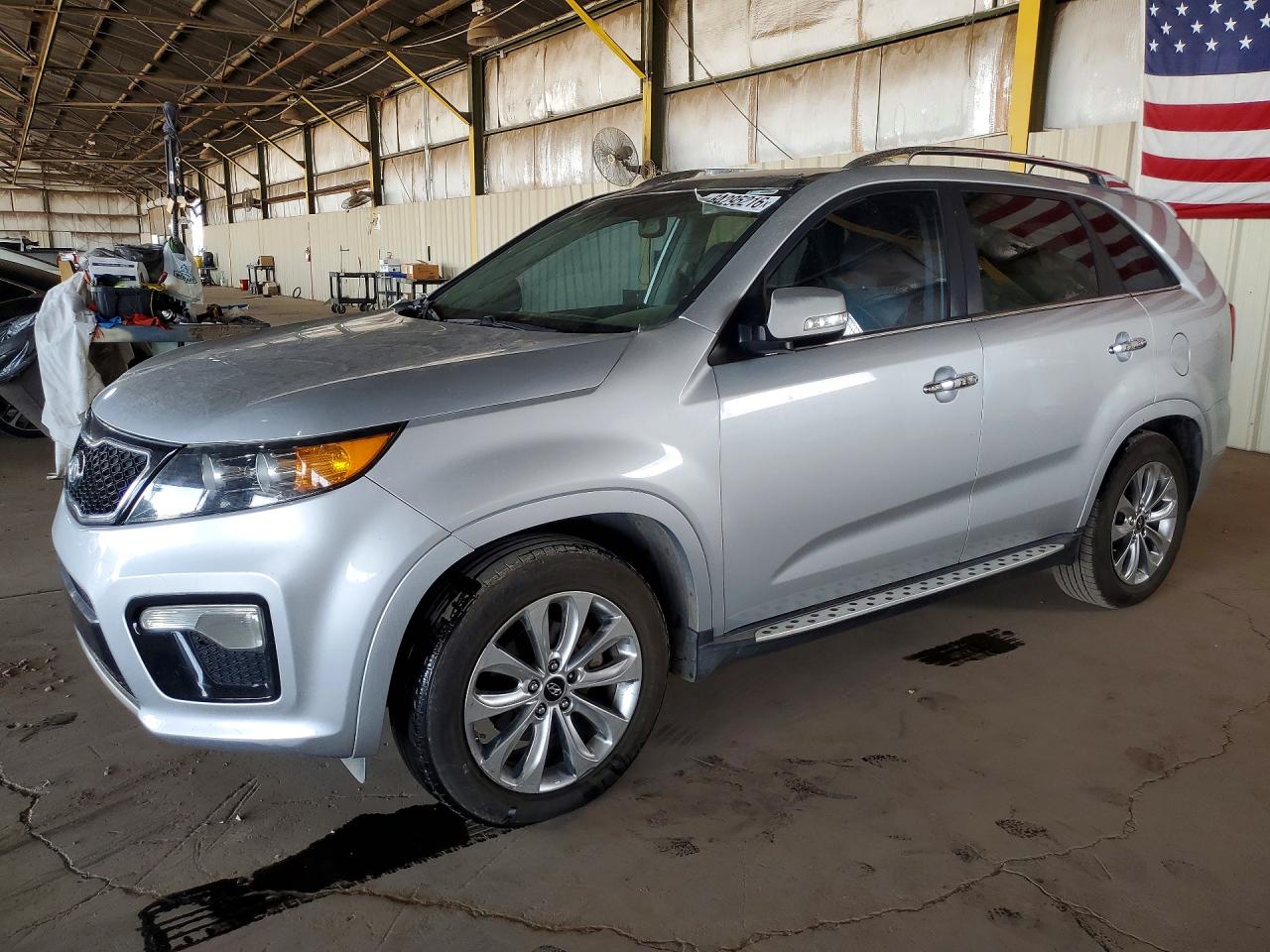 2013 Kia Sorento Sx Silver vin: 5XYKW4A21DG357671