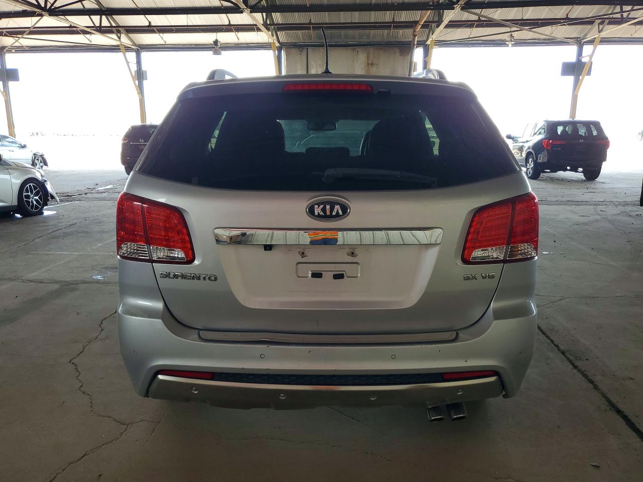 2013 Kia Sorento Sx Silver vin: 5XYKW4A21DG357671