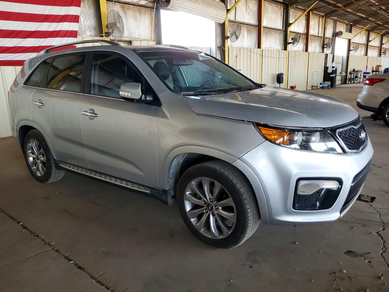2013 Kia Sorento Sx Silver vin: 5XYKW4A21DG357671