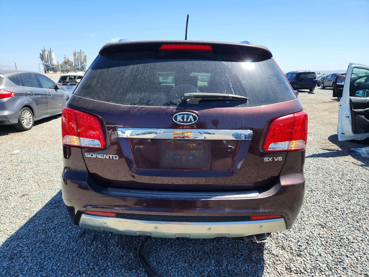 2013 Kia Sorento Sx Burgundy vin: 5XYKW4A22DG357808