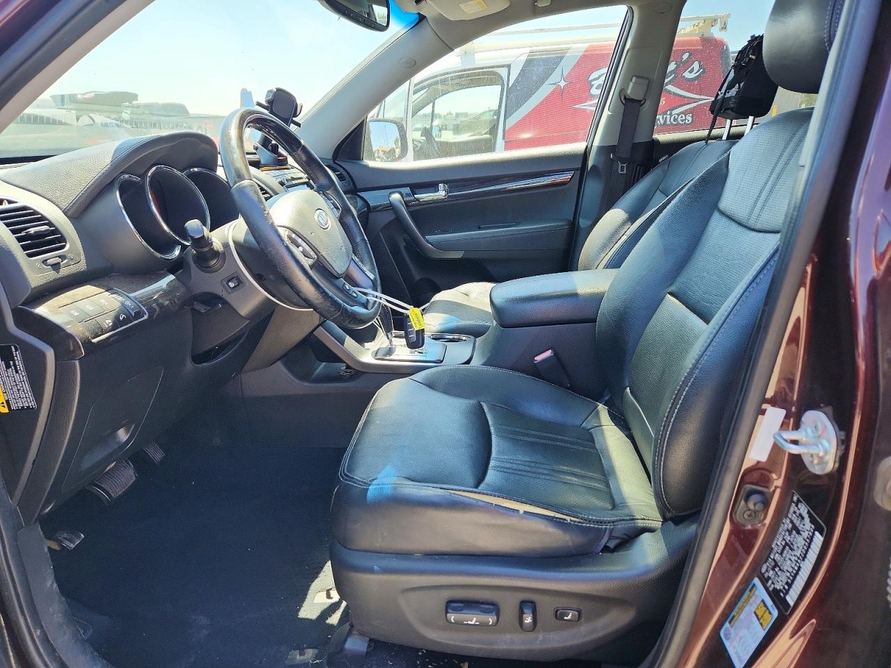 2013 Kia Sorento Sx Burgundy vin: 5XYKW4A22DG357808