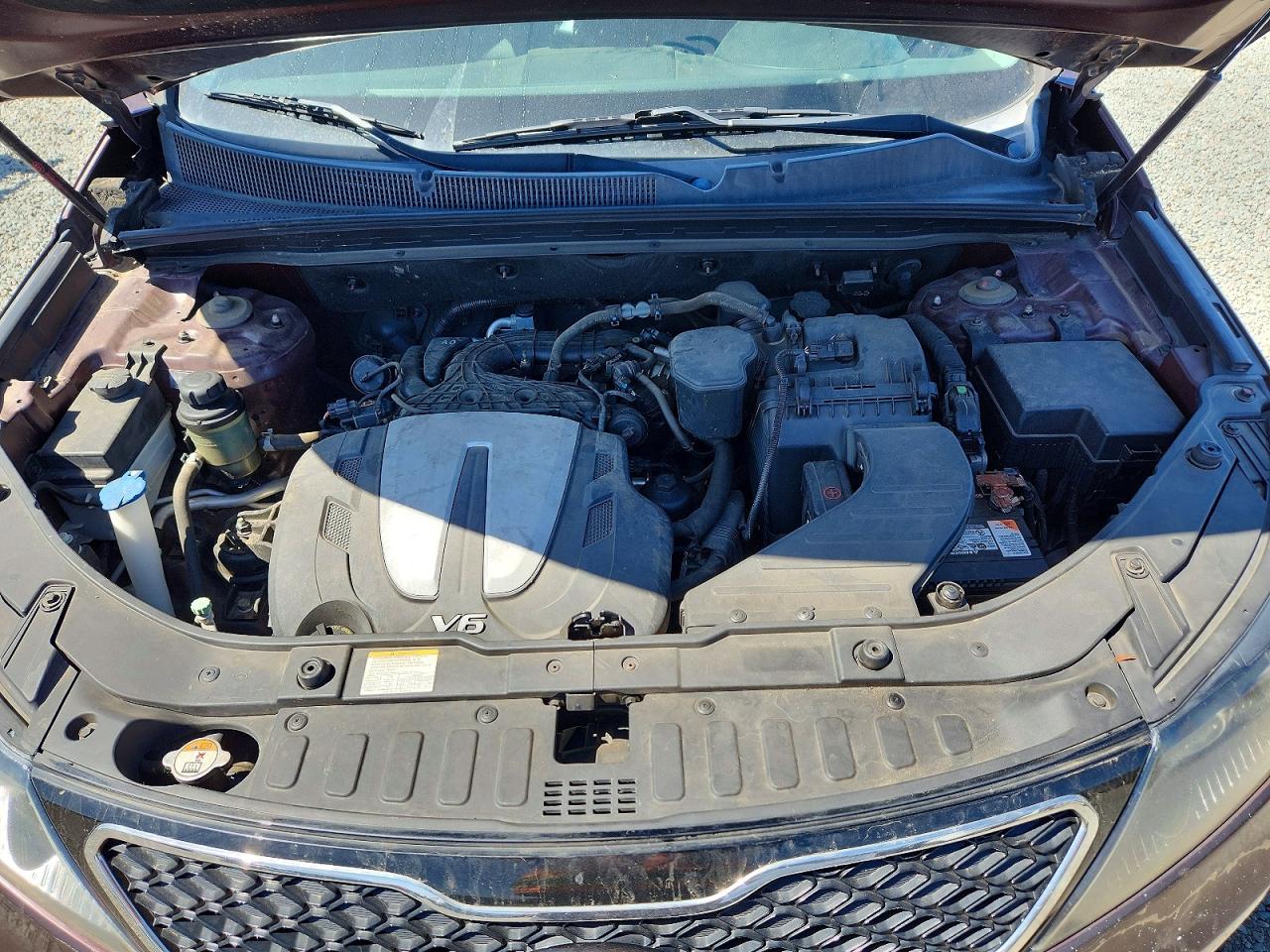 2013 Kia Sorento Sx Burgundy vin: 5XYKW4A22DG357808