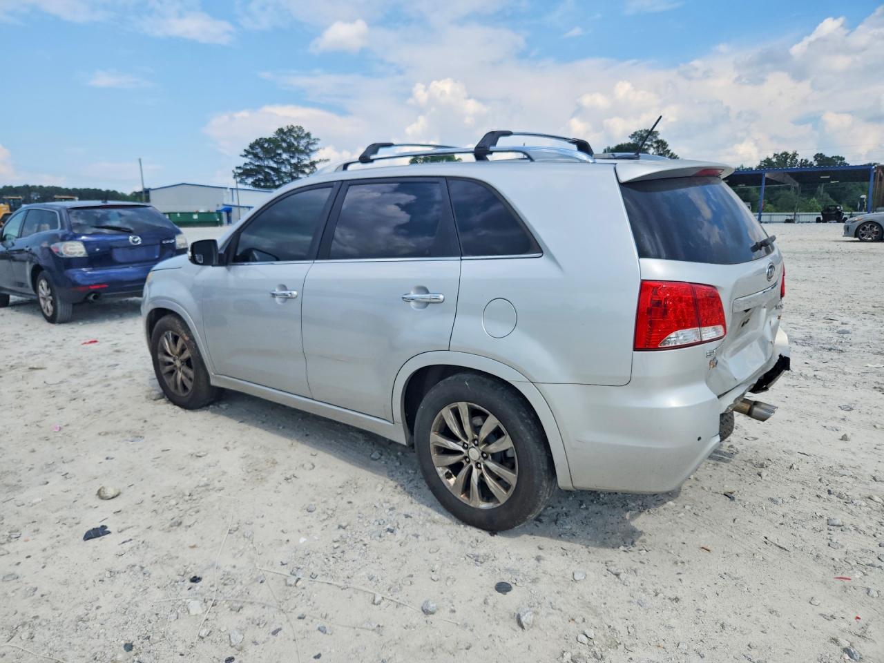 2013 Kia Sorento Sx Silver vin: 5XYKW4A22DG409583