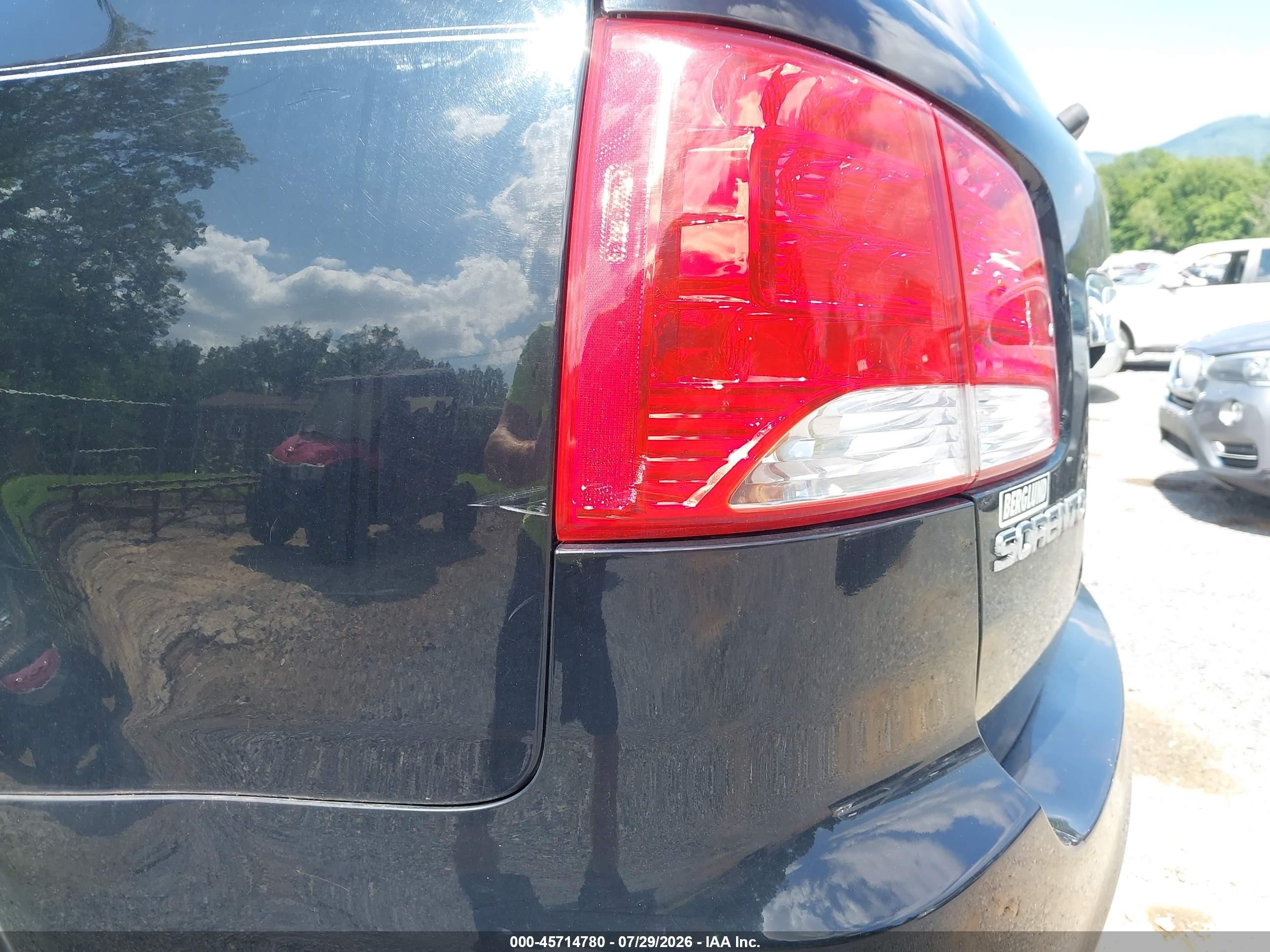 2011 Kia Sorento Sx V6 Black vin: 5XYKW4A23BG120399