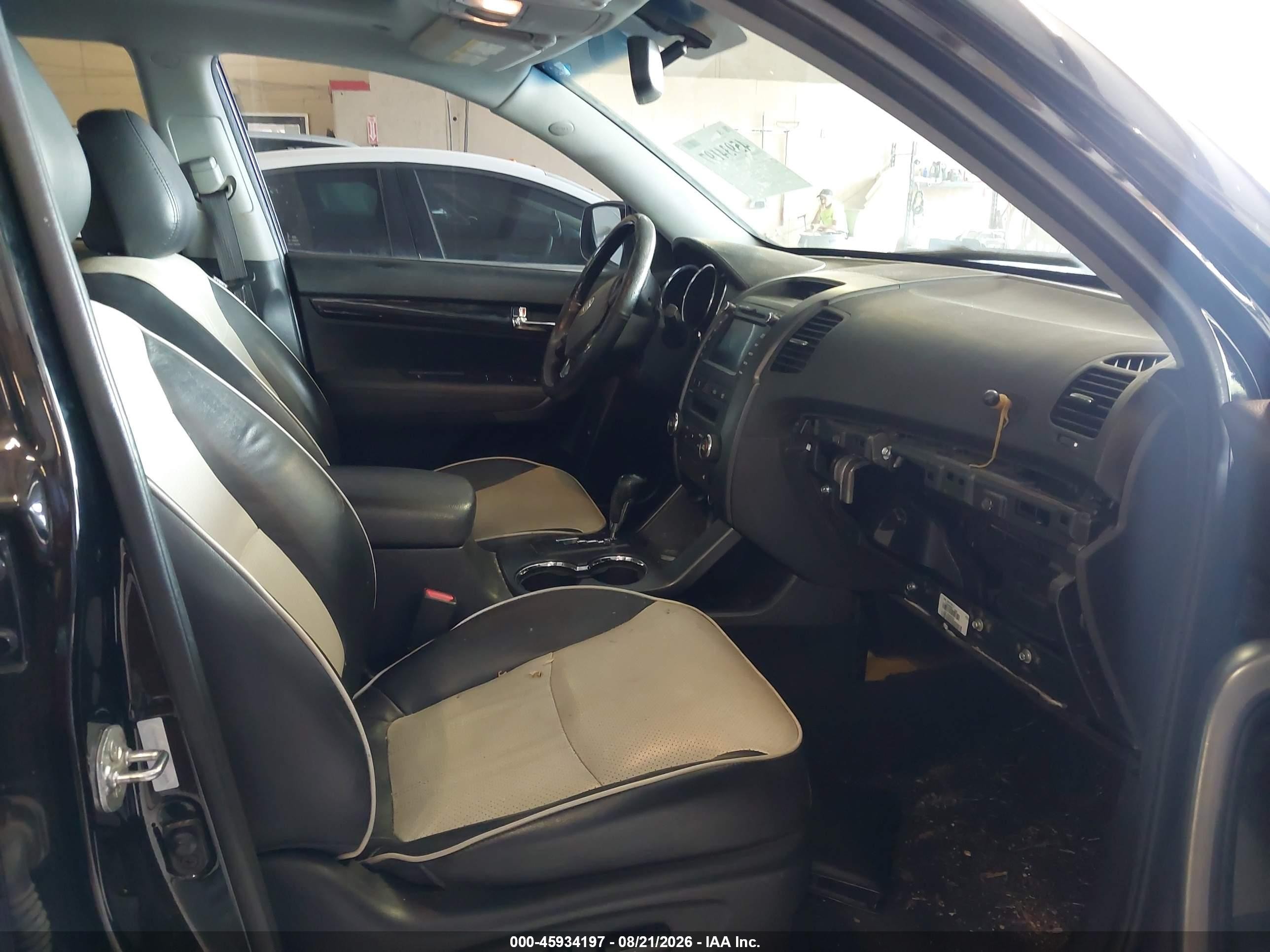 2013 Kia Sorento Sx Black vin: 5XYKW4A23DG317849