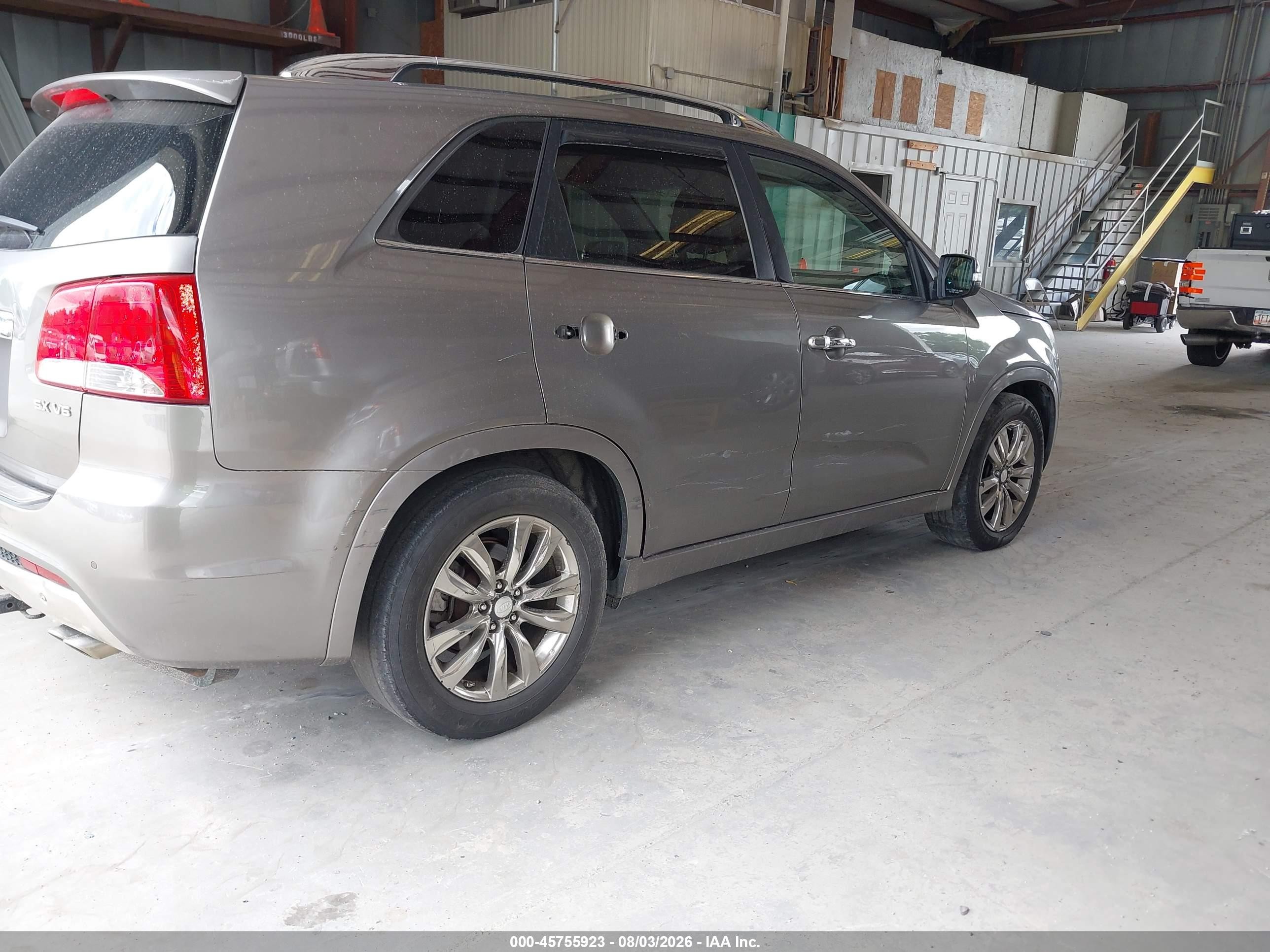 2013 Kia Sorento Sx Gray vin: 5XYKW4A23DG346008