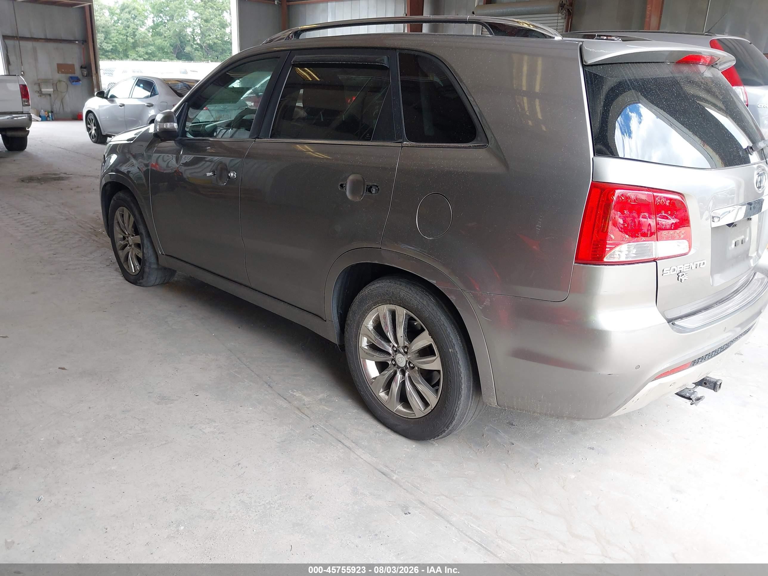2013 Kia Sorento Sx Gray vin: 5XYKW4A23DG346008