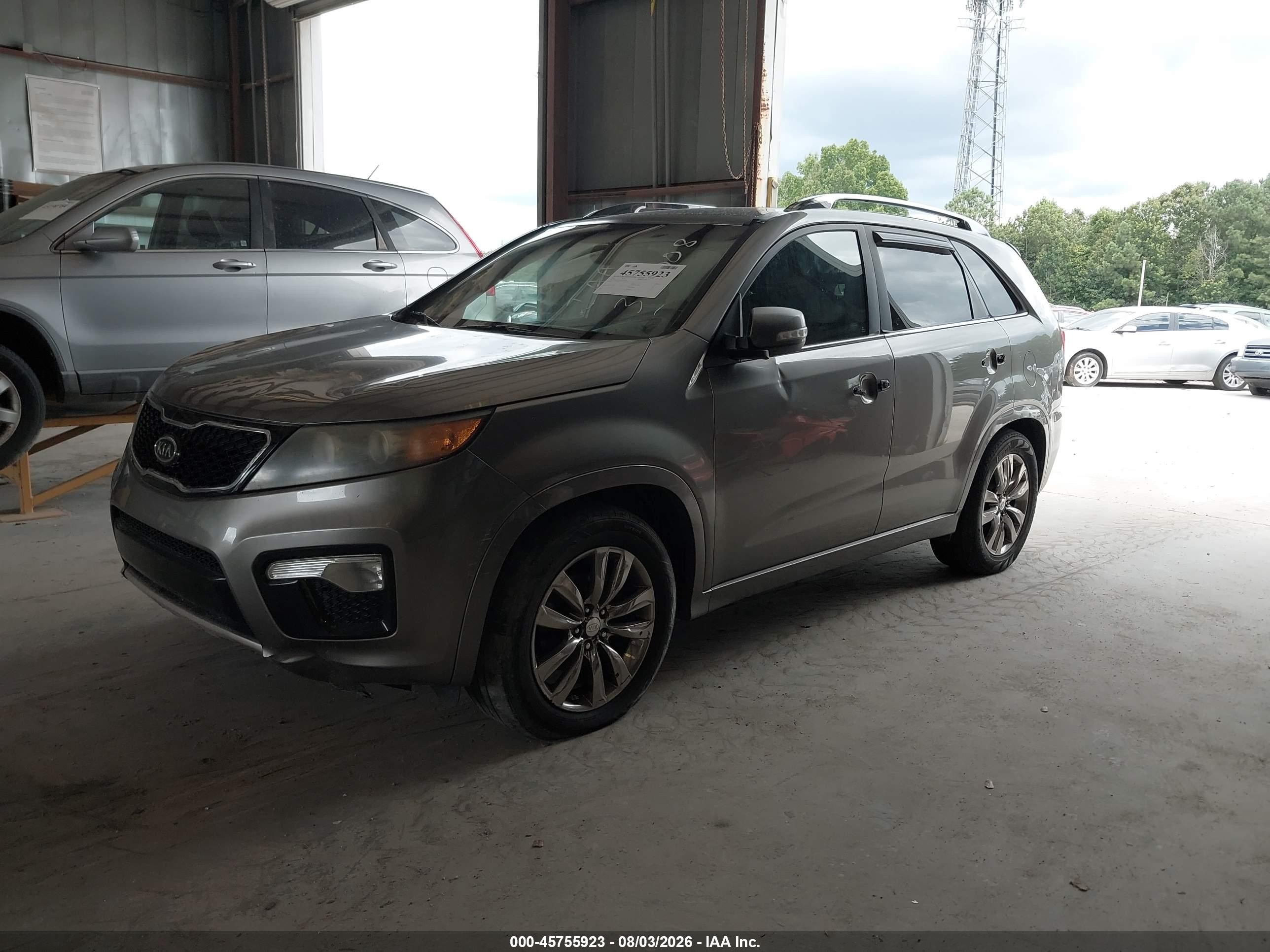 2013 Kia Sorento Sx Gray vin: 5XYKW4A23DG346008