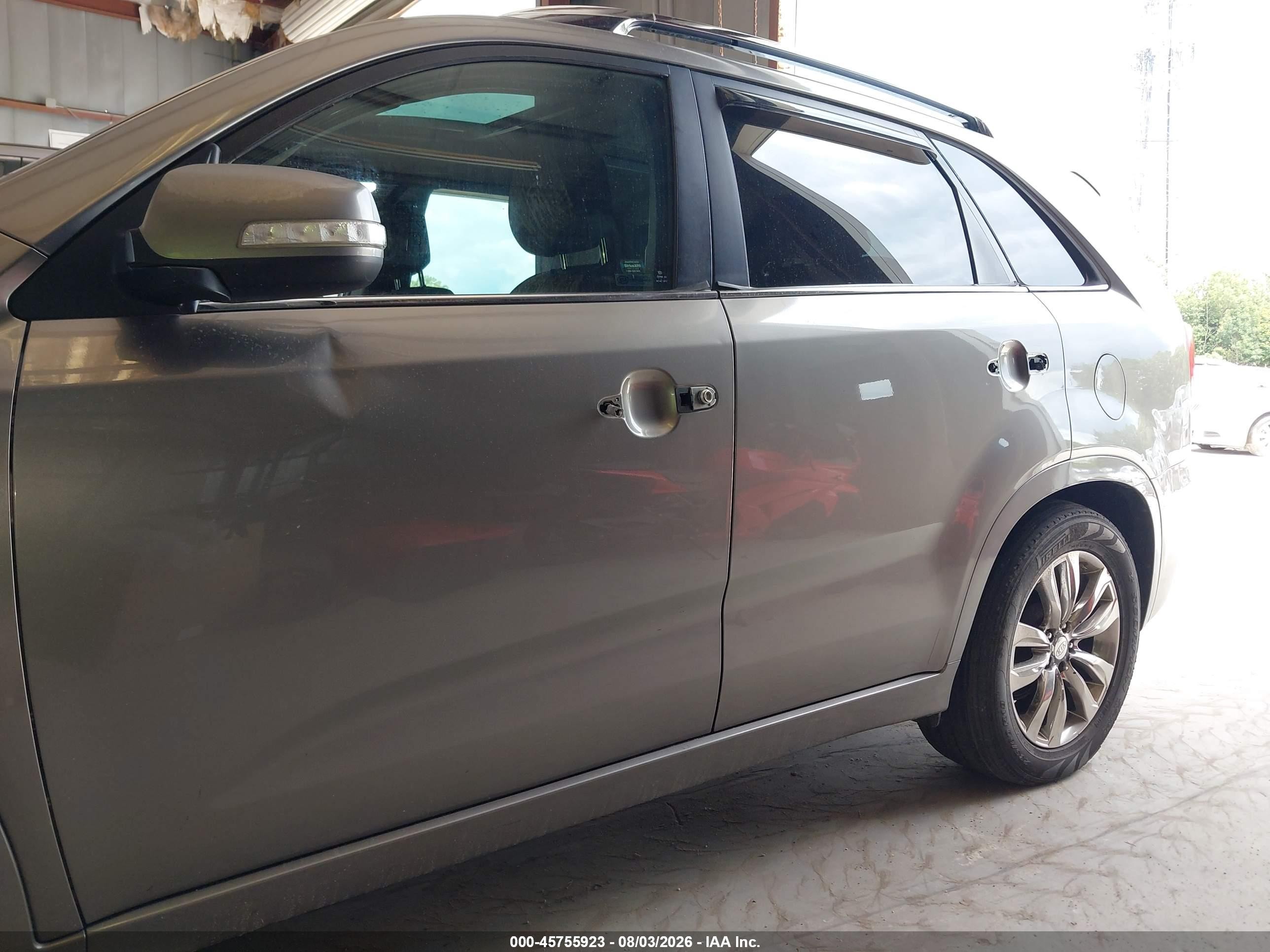 2013 Kia Sorento Sx Gray vin: 5XYKW4A23DG346008