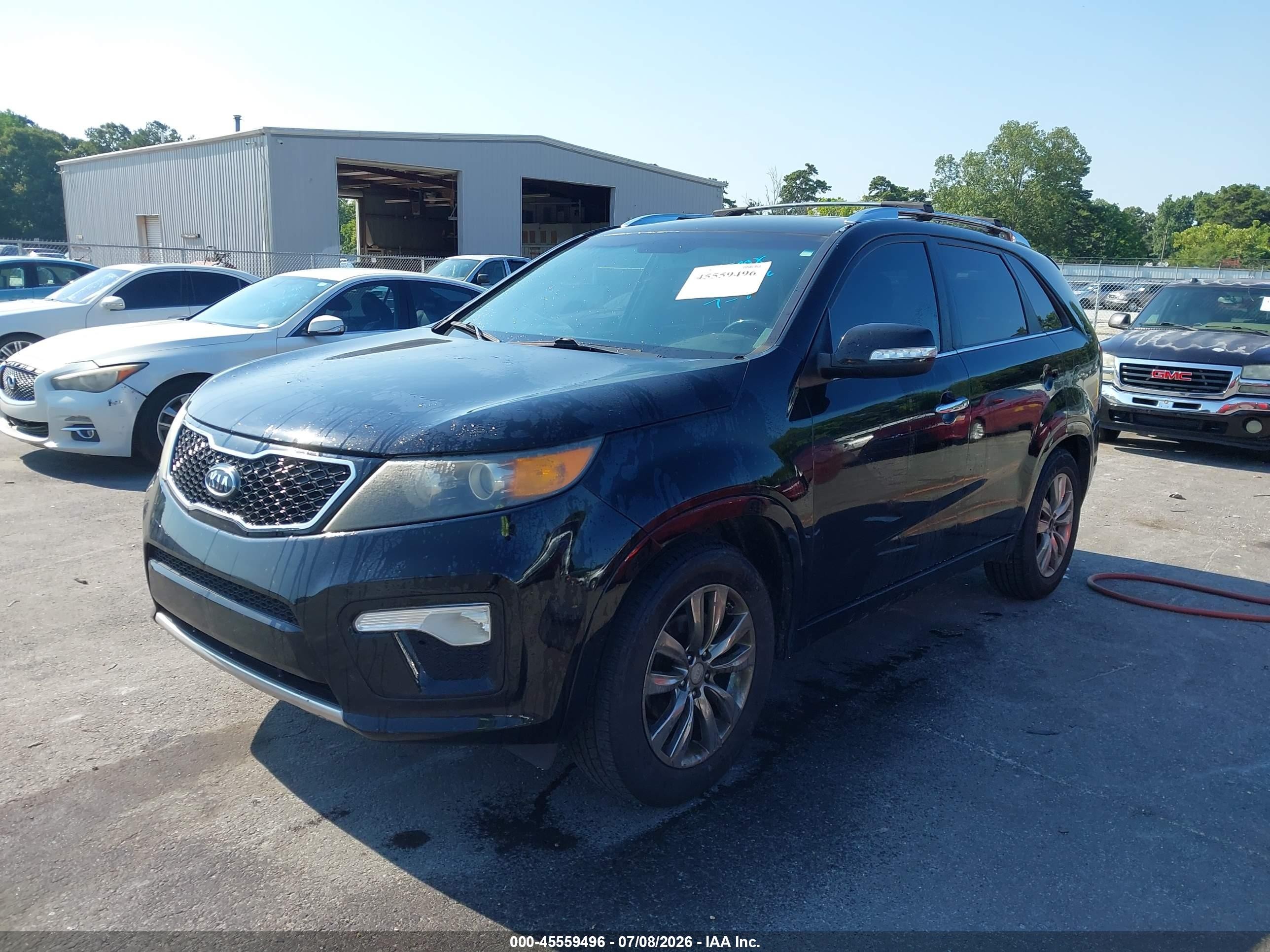 2012 Kia Sorento Sx V6 Black vin: 5XYKW4A24CG218214