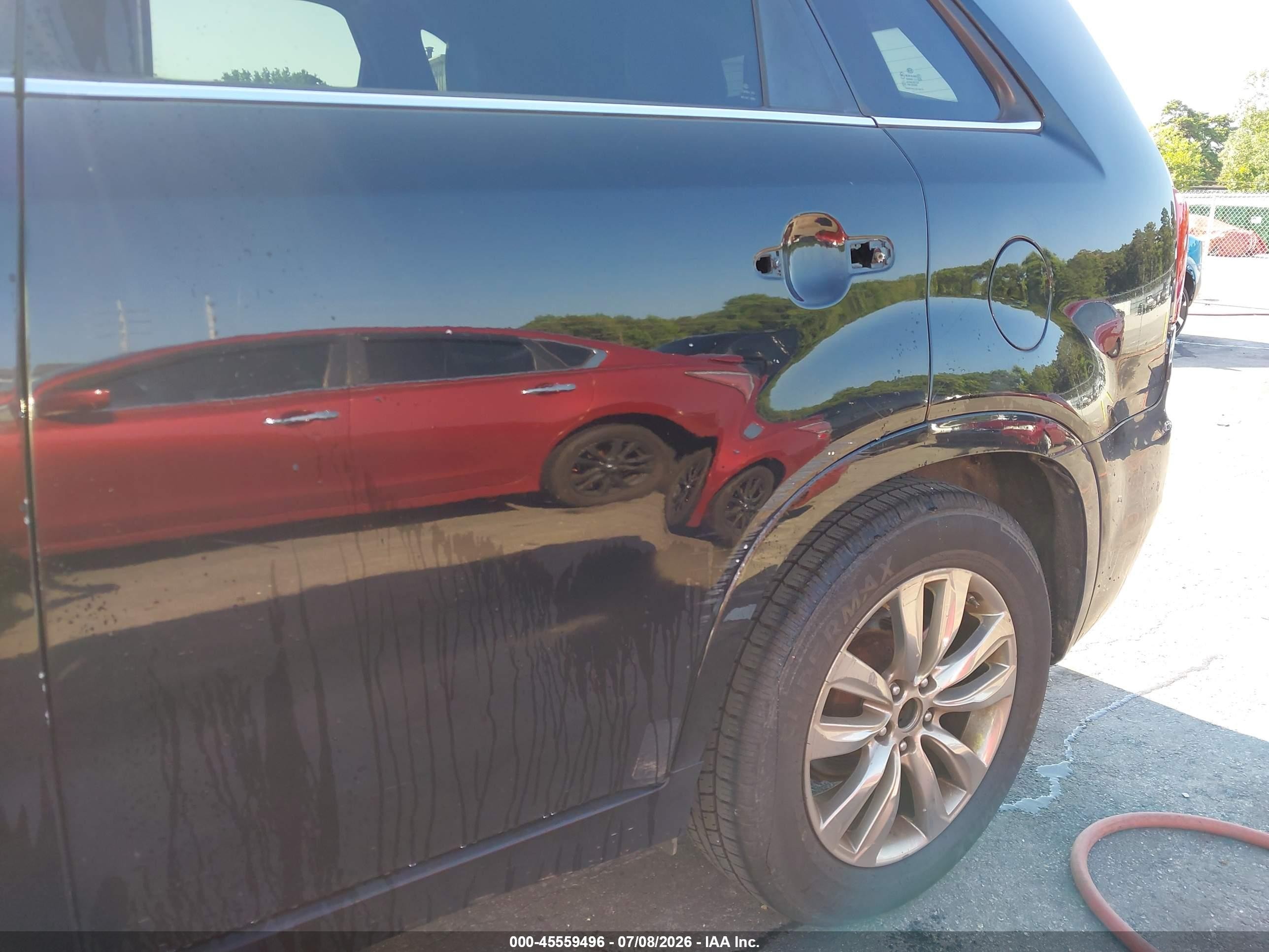 2012 Kia Sorento Sx V6 Black vin: 5XYKW4A24CG218214