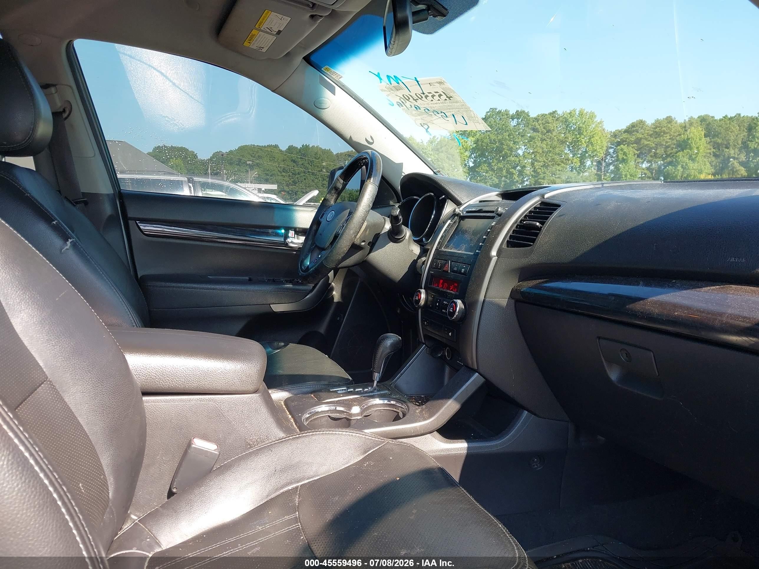 2012 Kia Sorento Sx V6 Black vin: 5XYKW4A24CG218214