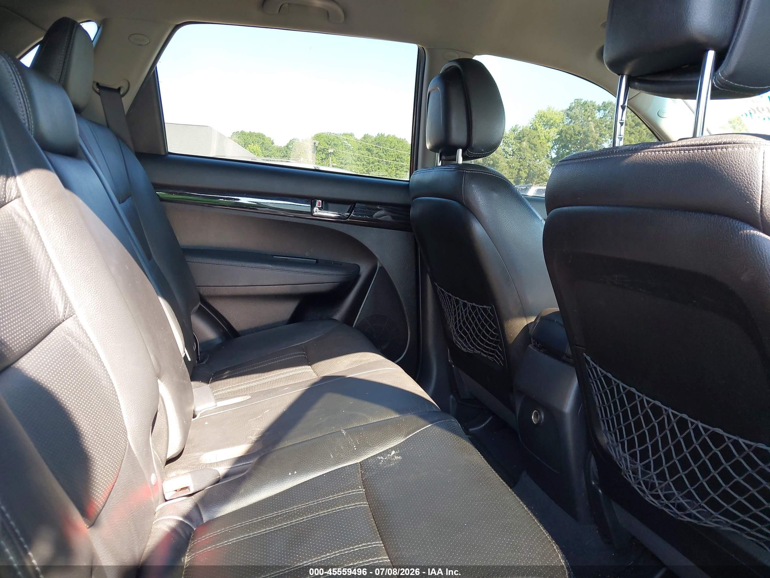 2012 Kia Sorento Sx V6 Black vin: 5XYKW4A24CG218214
