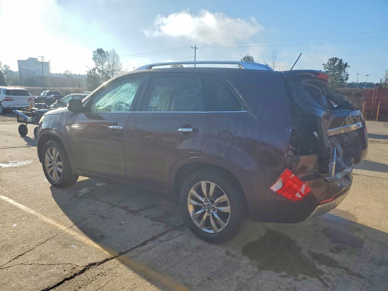 2013 Kia Sorento Burgundy vin: 5XYKW4A24DG331114