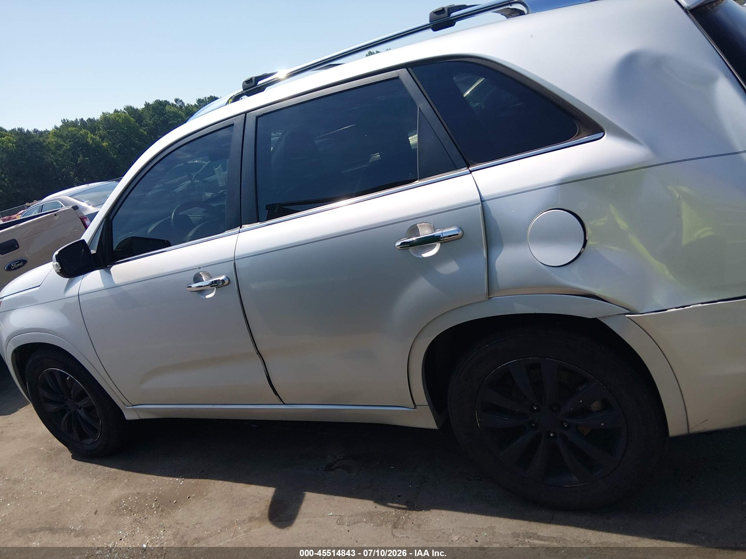 2013 Kia Sorento Sx Silver vin: 5XYKW4A24DG356465