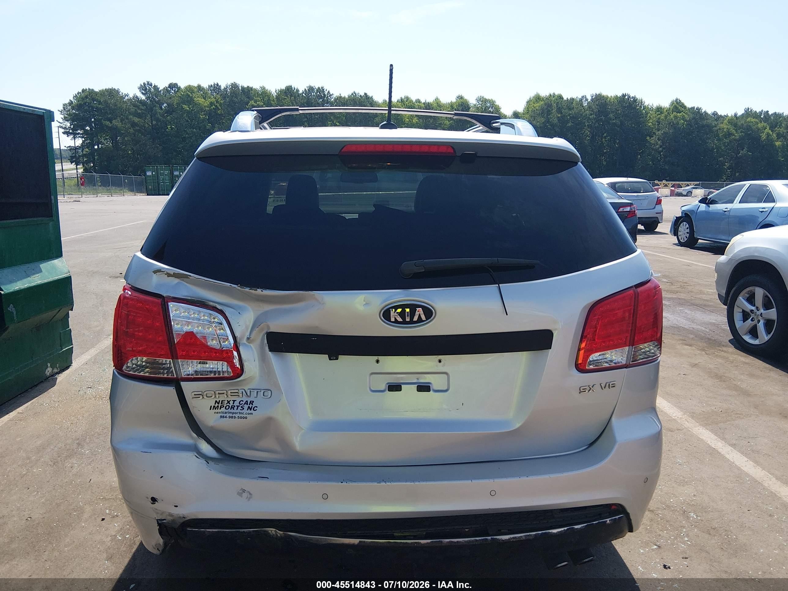 2013 Kia Sorento Sx Silver vin: 5XYKW4A24DG356465