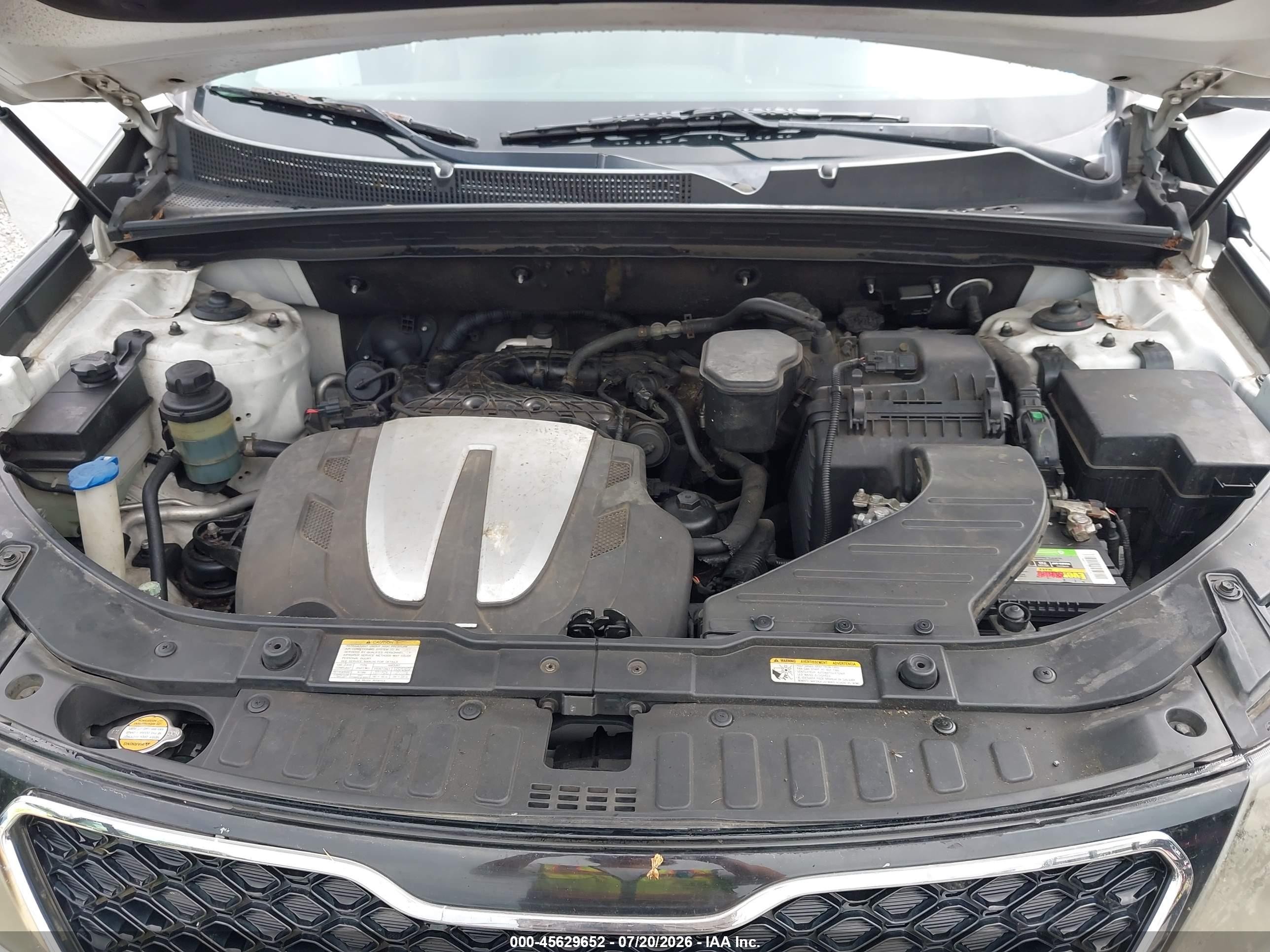 2011 Kia Sorento Sx V6 Белый vin: 5XYKW4A25BG107301