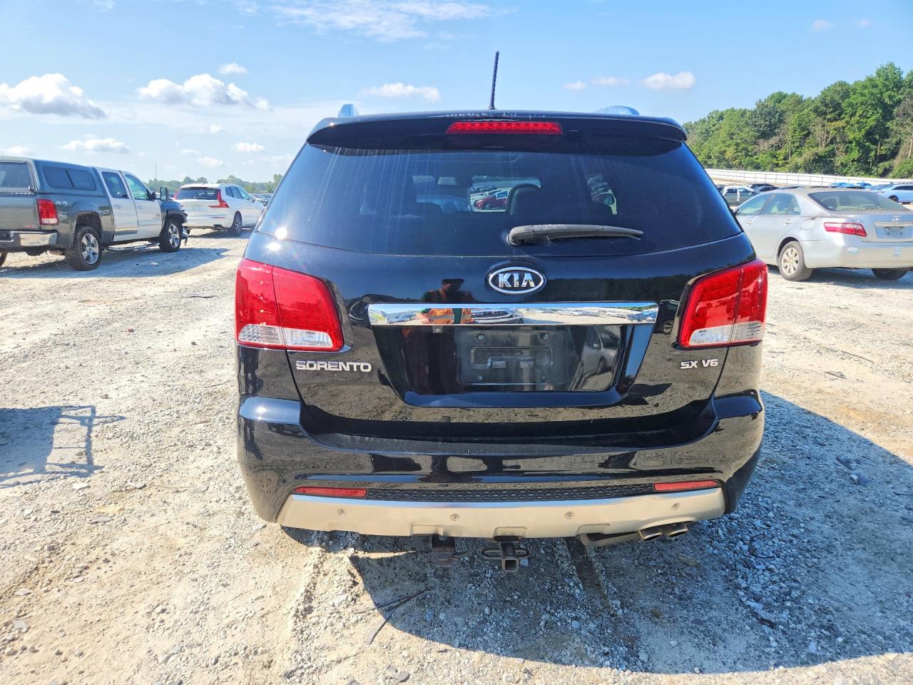 2011 Kia Sorento Sx Черный vin: 5XYKW4A25BG164243