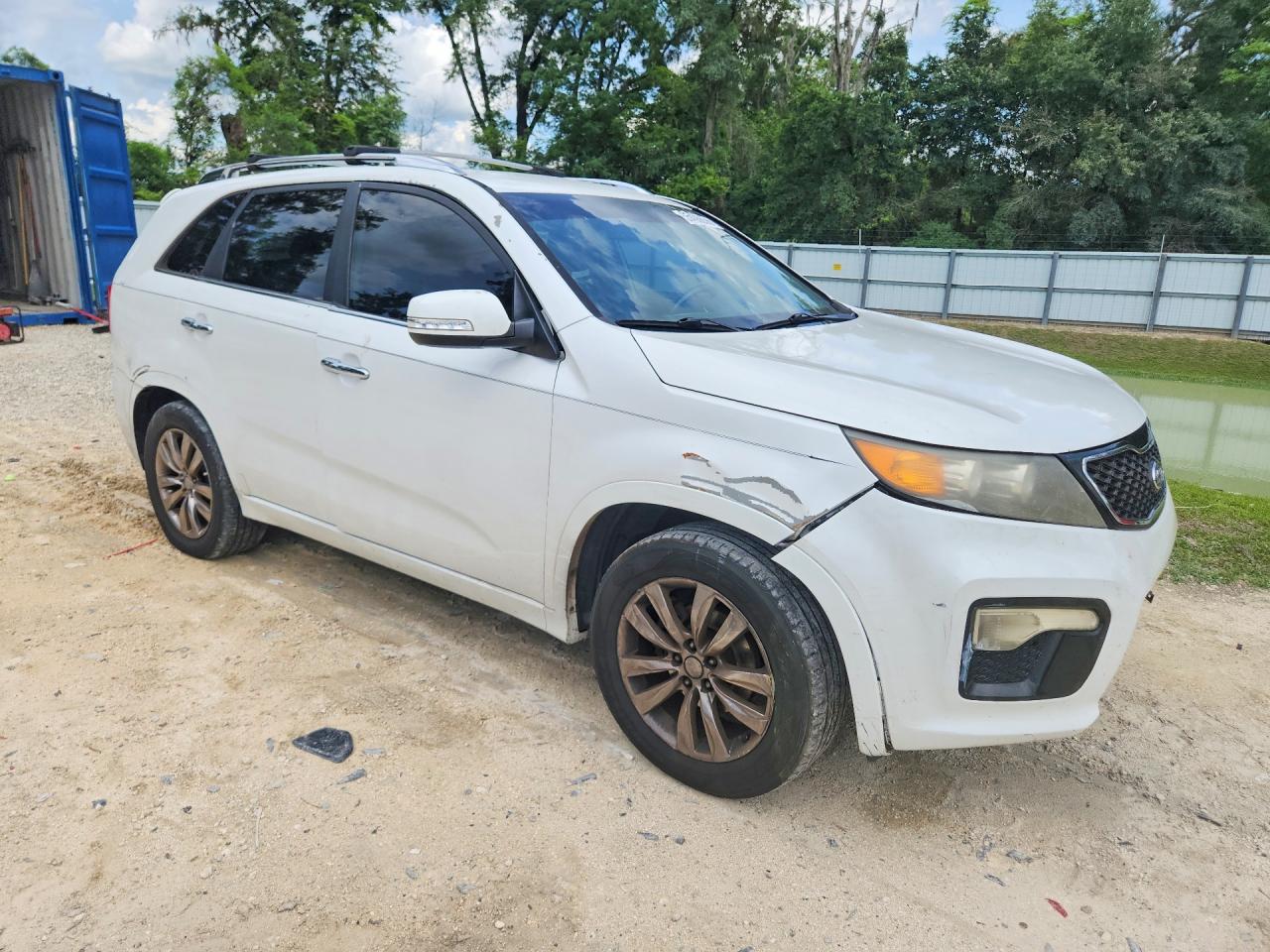 2012 Kia Sorento Sx White vin: 5XYKW4A25CG260892