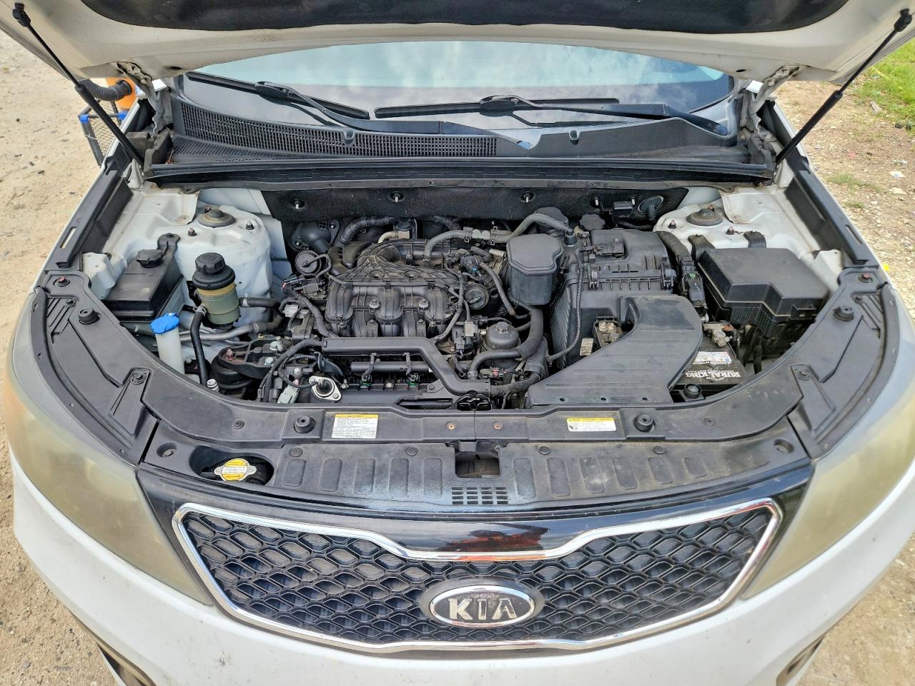 2012 Kia Sorento Sx White vin: 5XYKW4A25CG260892
