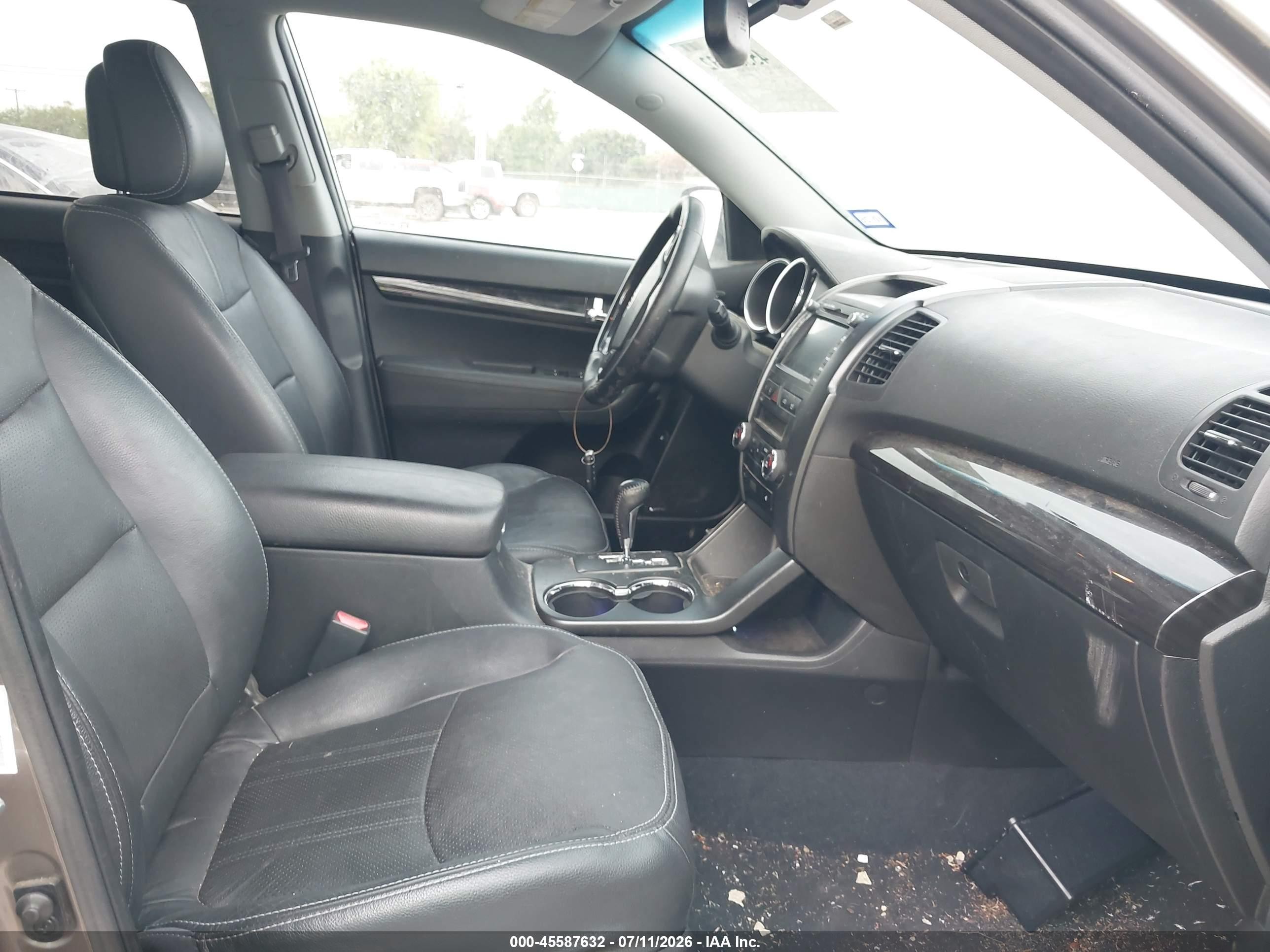 2012 Kia Sorento Sx V6 Gray vin: 5XYKW4A26CG234818